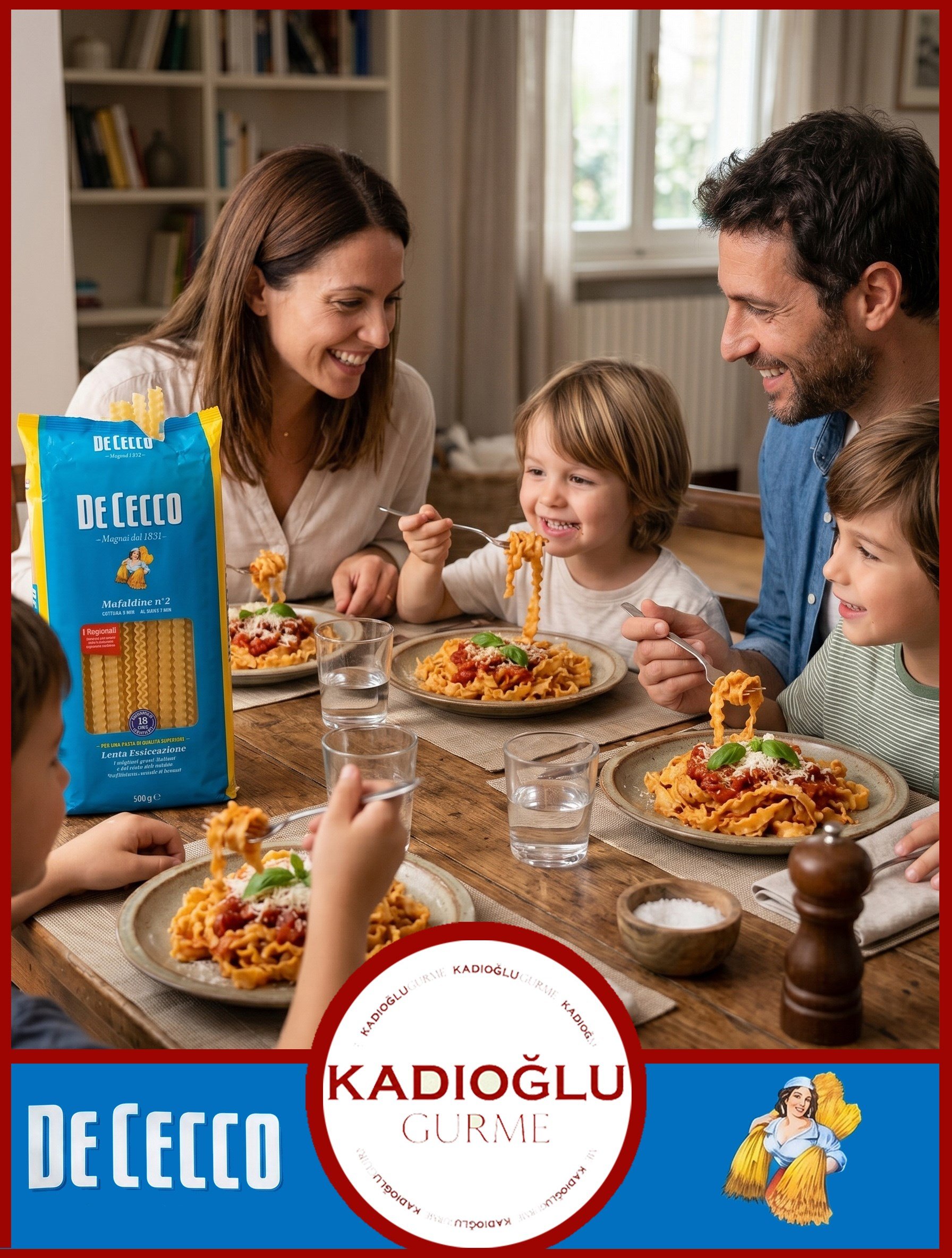 De Cecco Mafaldine Şerit Makarna 500 GR