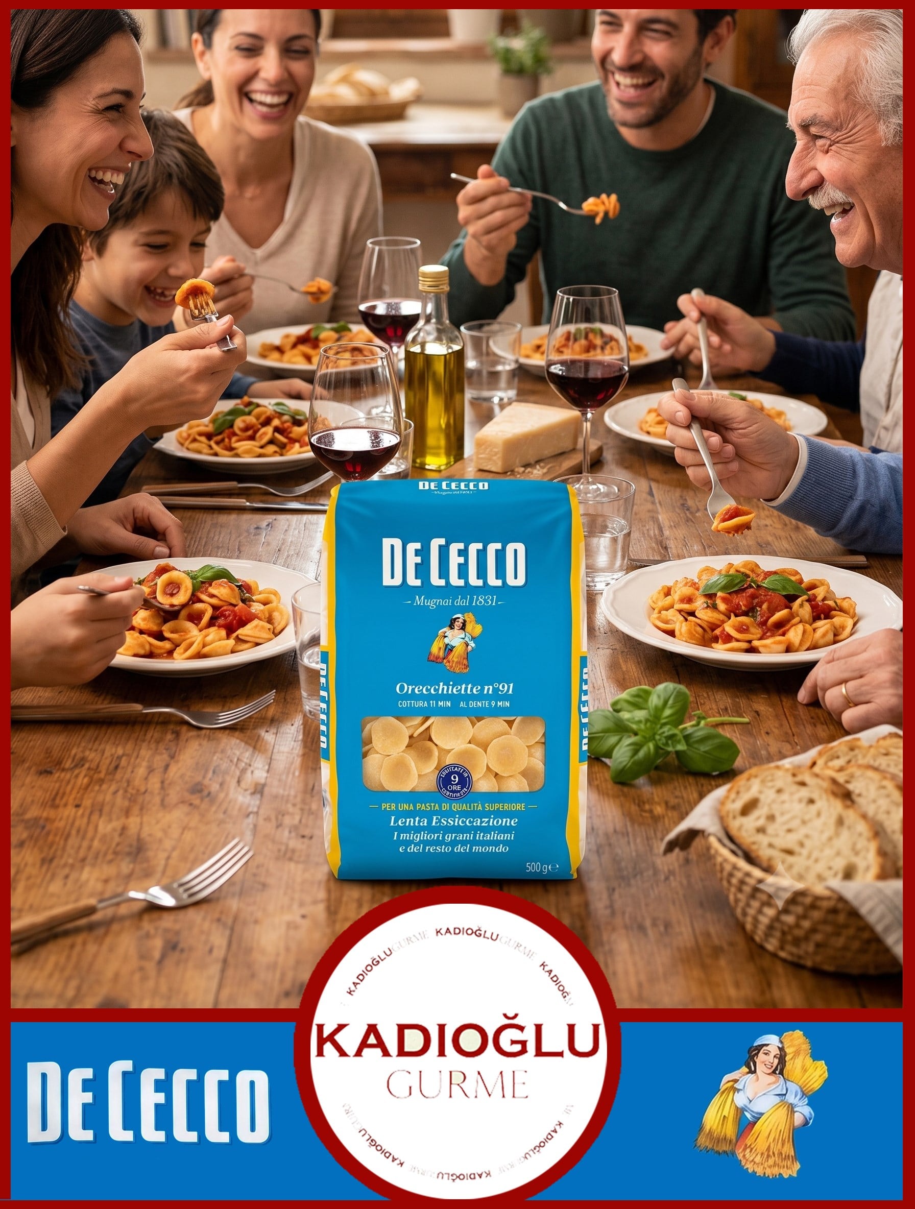 De Cecco Orecchiette Makarna 500gr.