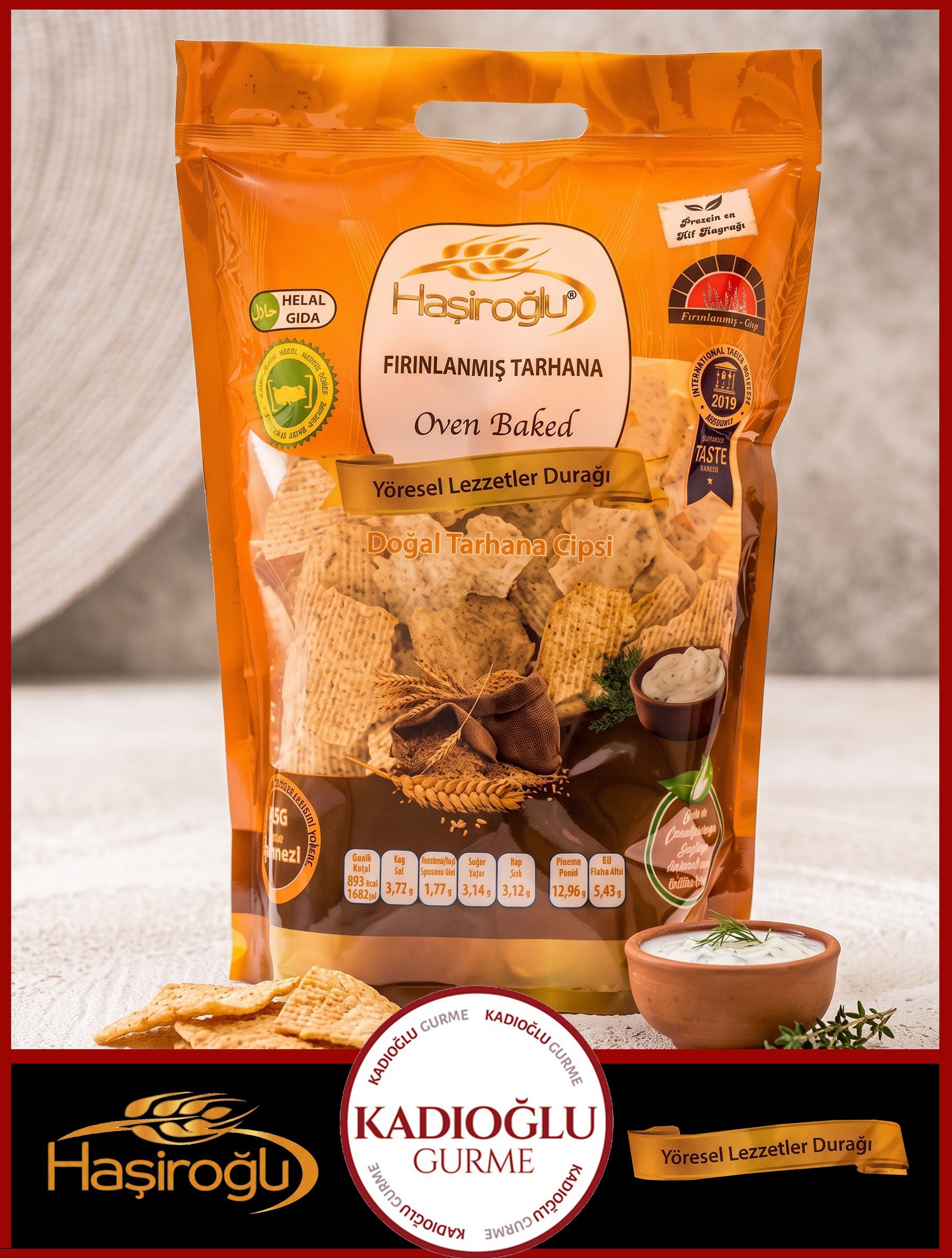 Haşiroğlu Fırınlanmış Doğal Tarhana Cips 450 g