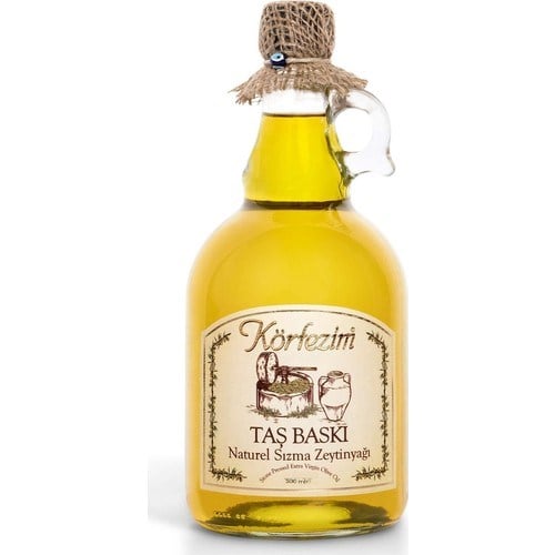 Körfezim Taş Baskı Naturel Sızma Zeytin Yağı 500 ml