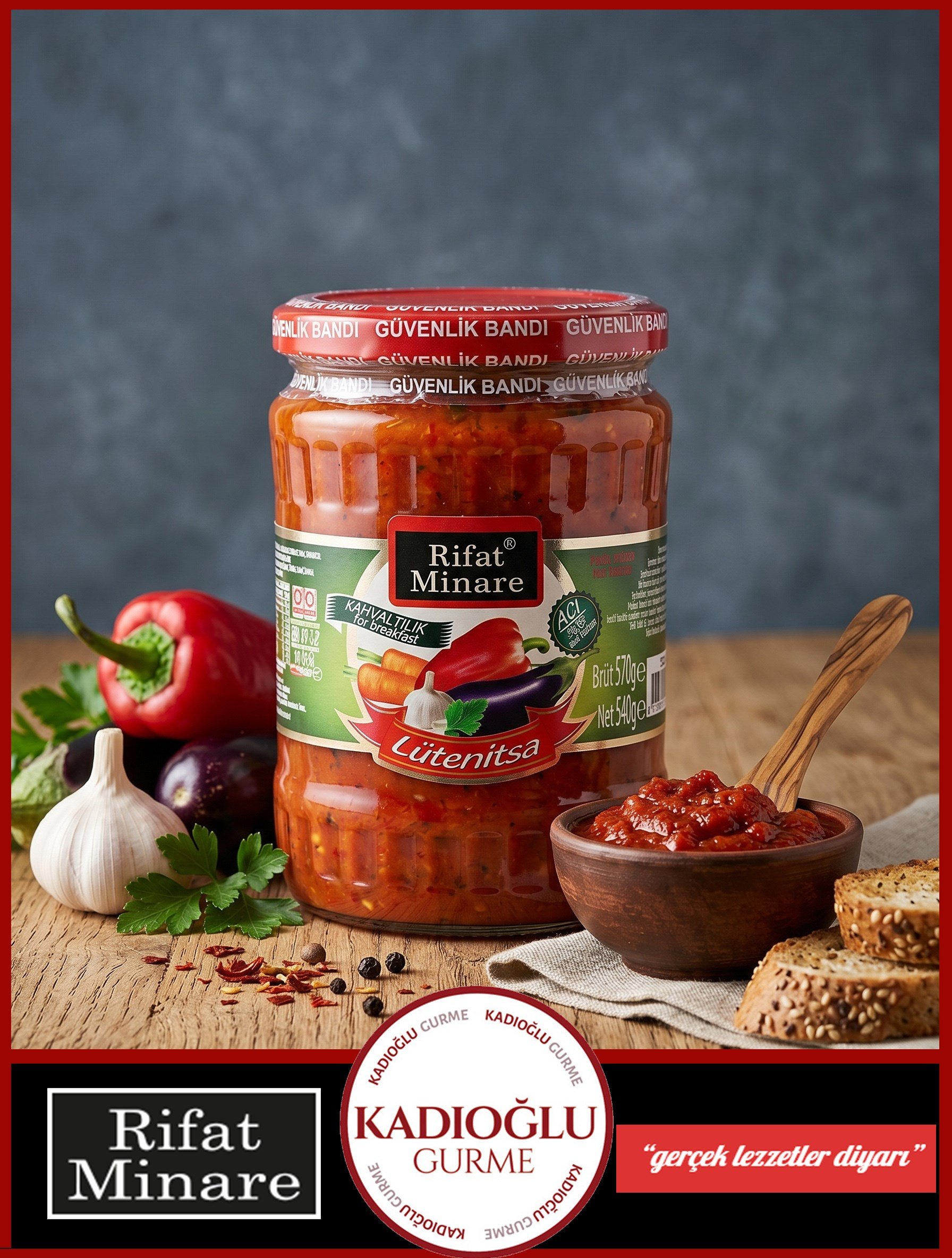 Rifat Minare Lutenitsa Sos (ACILI) 540 gr