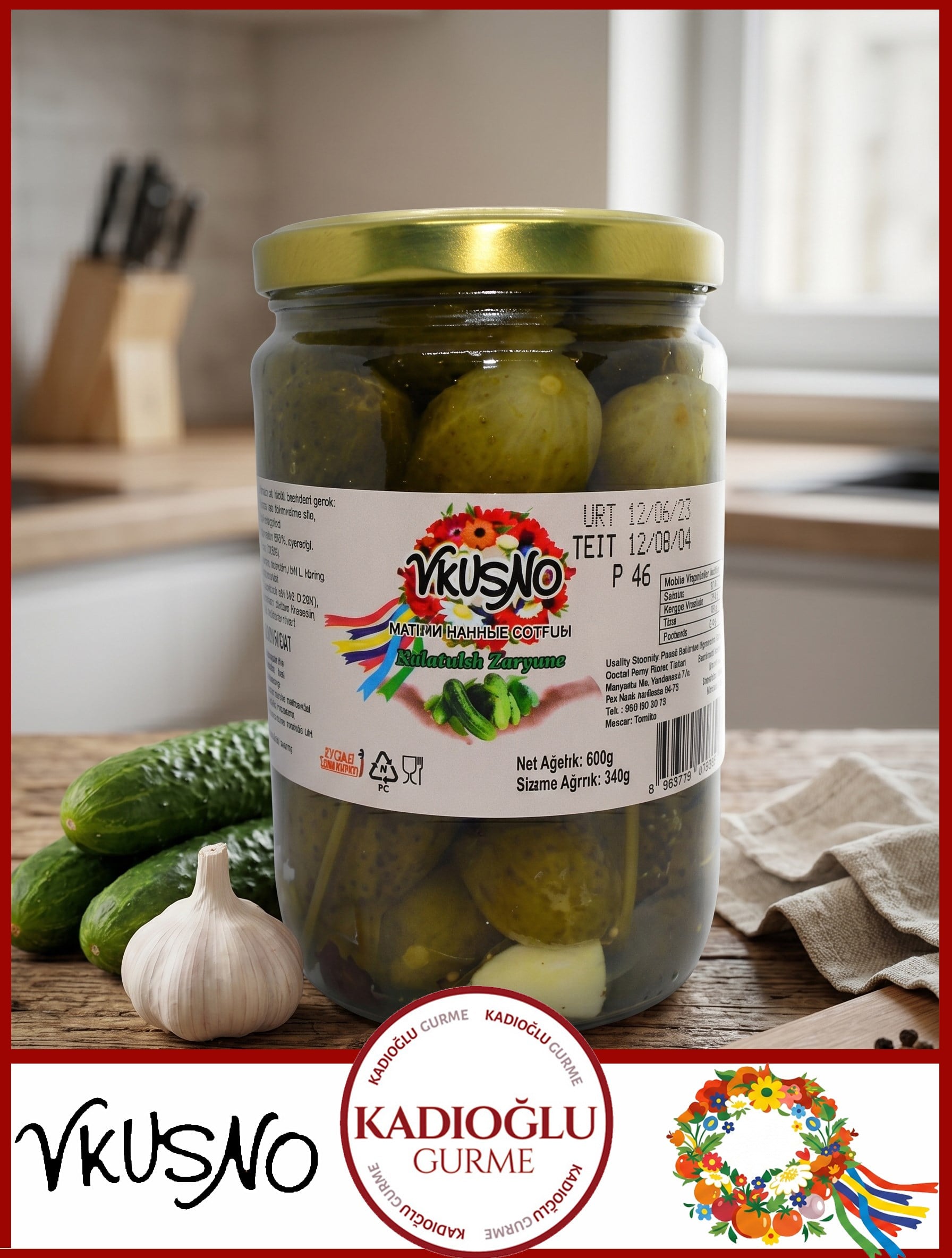 vkusno SALATALIK TURŞUSU 650 GR