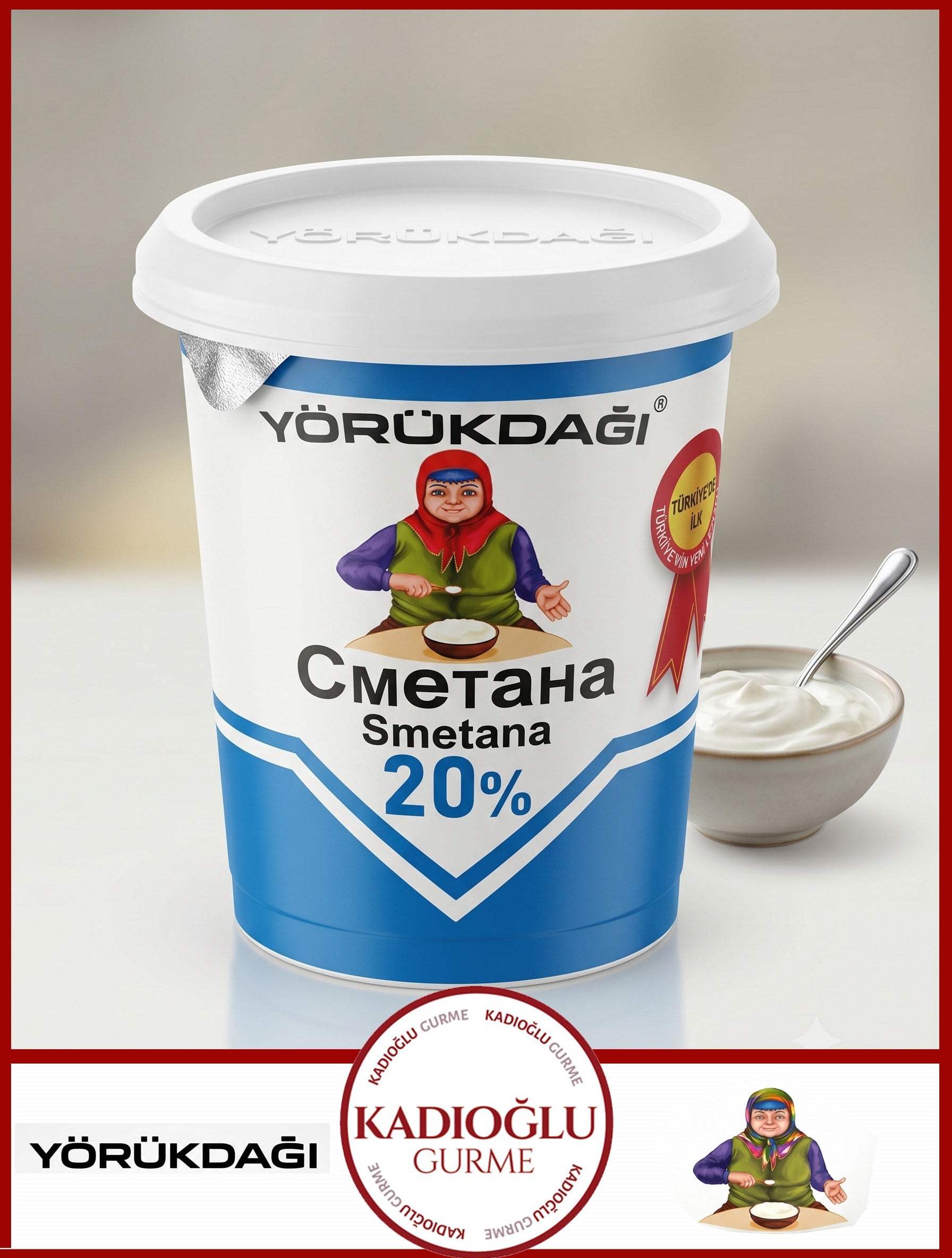 Yörükdağı Smetana 20% Ekşi Krema 300g