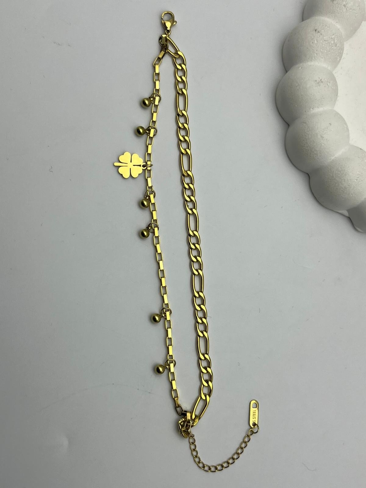 26cmblk10 - CM Gold Çelik Zincir Bileklik 