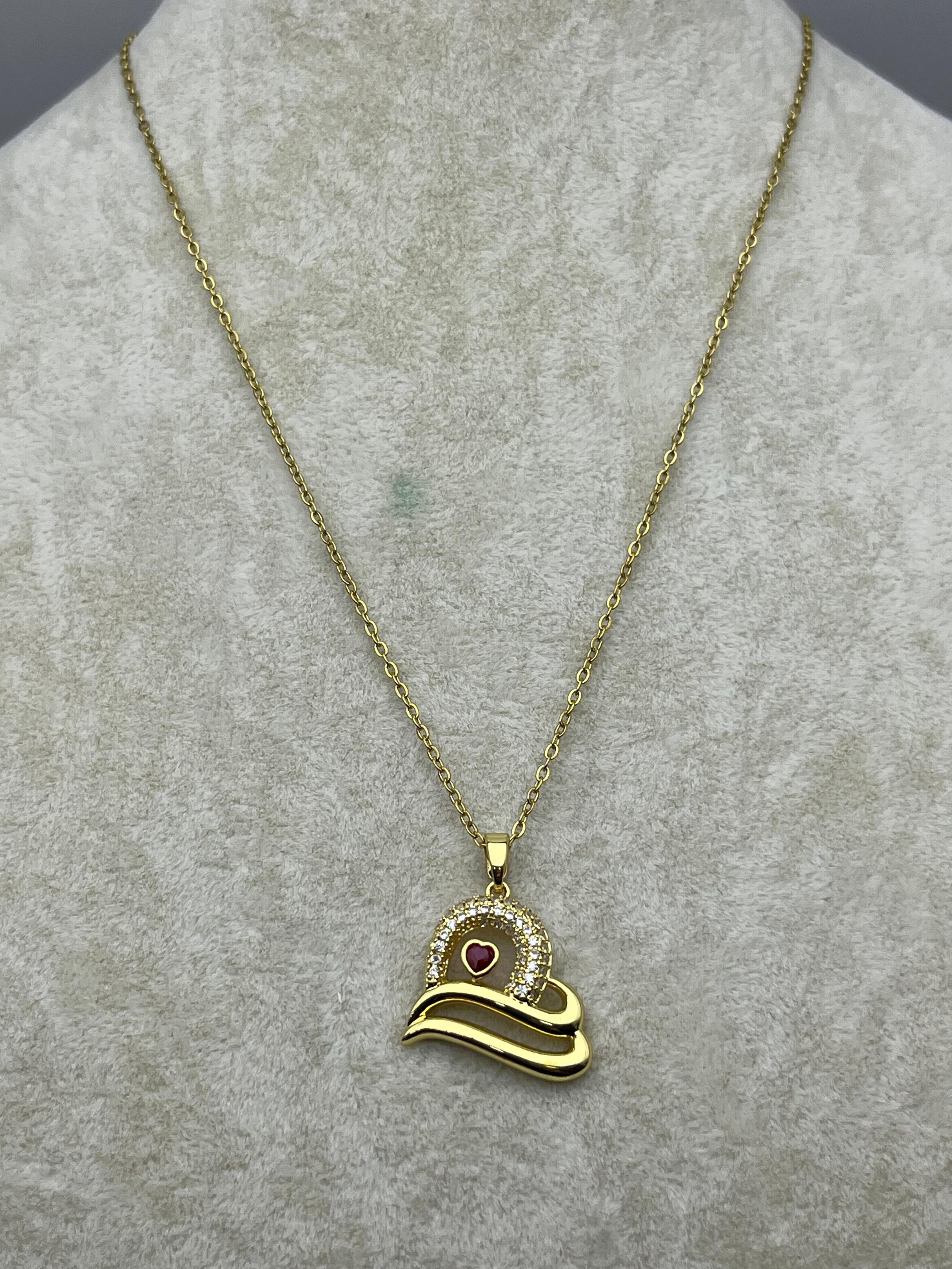 26cmkly08 - CM Çelik Love Hat Kolye