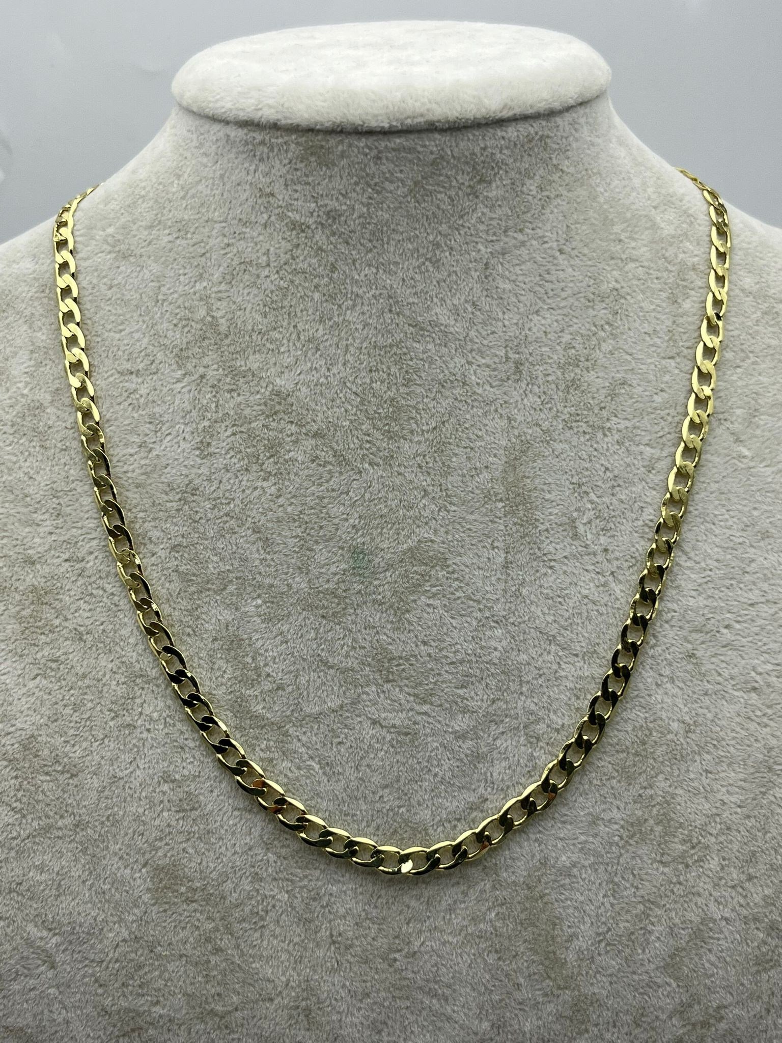 26cmkly13 - CM Kalın Gurmet Zincir Gold Çelik Kolye