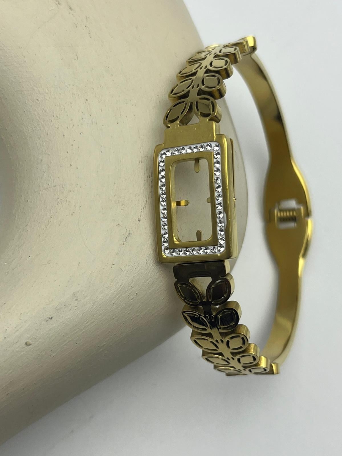 26klpg06 -Gold Motifli Çarşaflı Kelepçe Gramlık