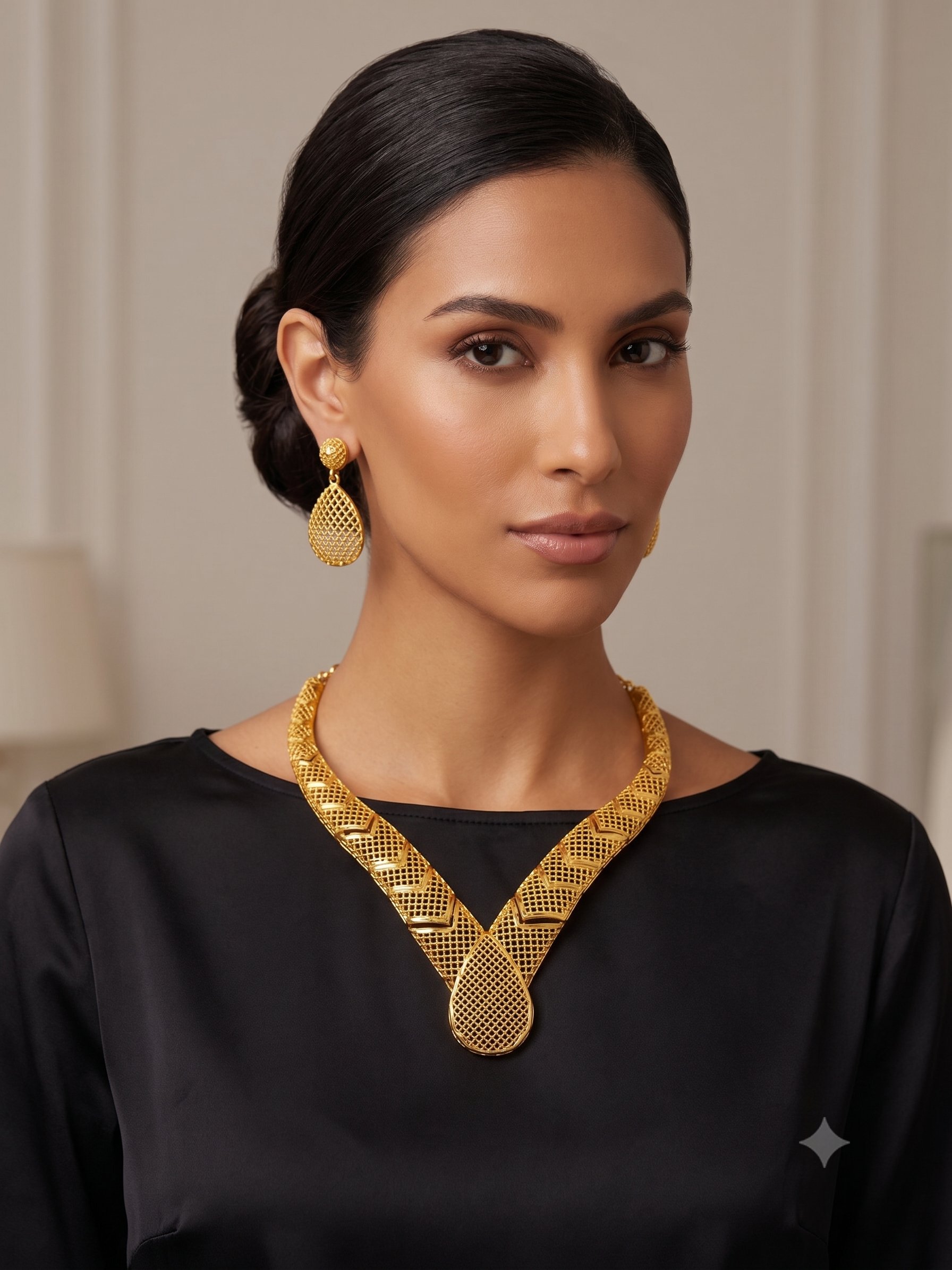 Altın Kaplama Osmanlı Sarmalı Set 26_22ks39