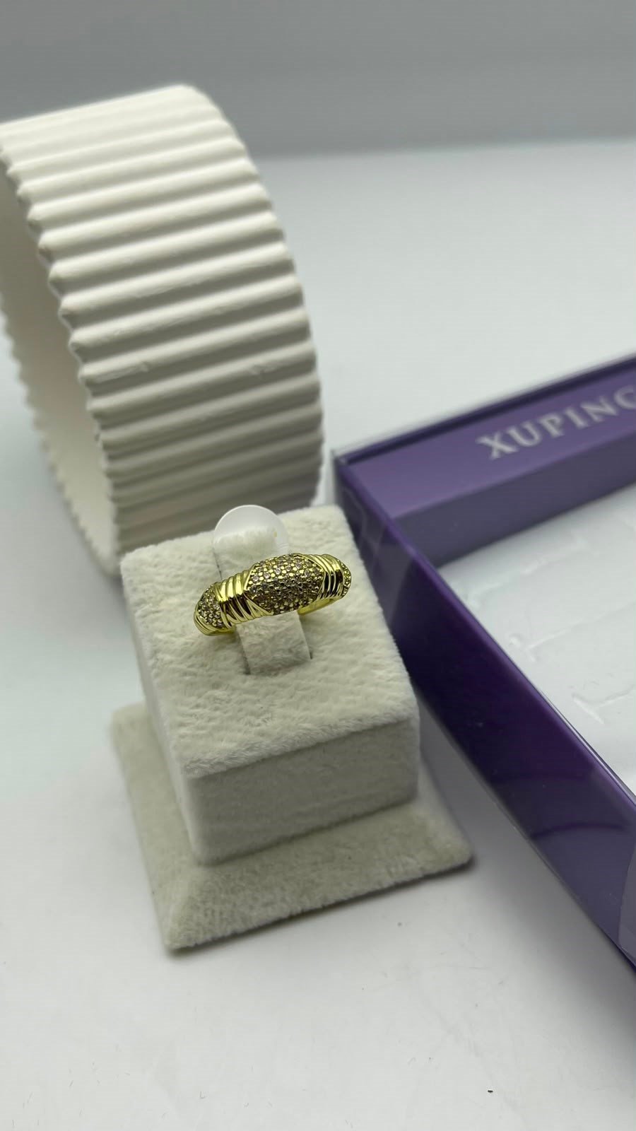 aralık taşlı 10lu xuping gold yüzük 26yxzk63