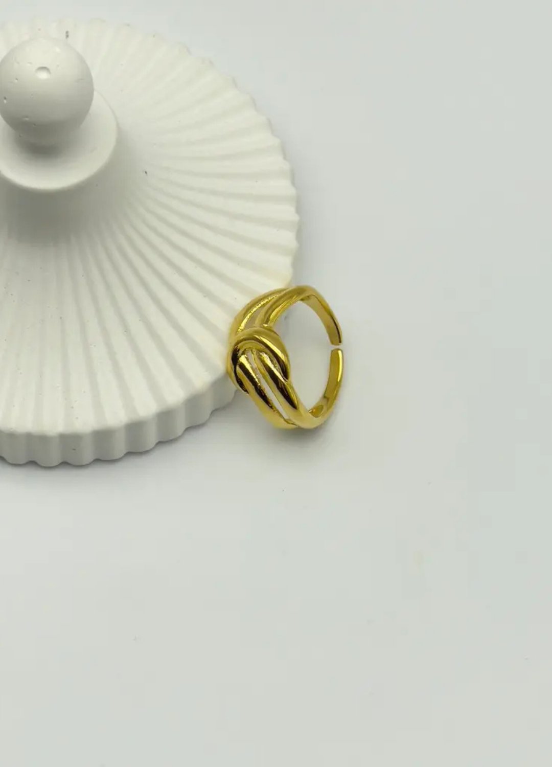Çelik Gold Ayarlanabilir Yüzük