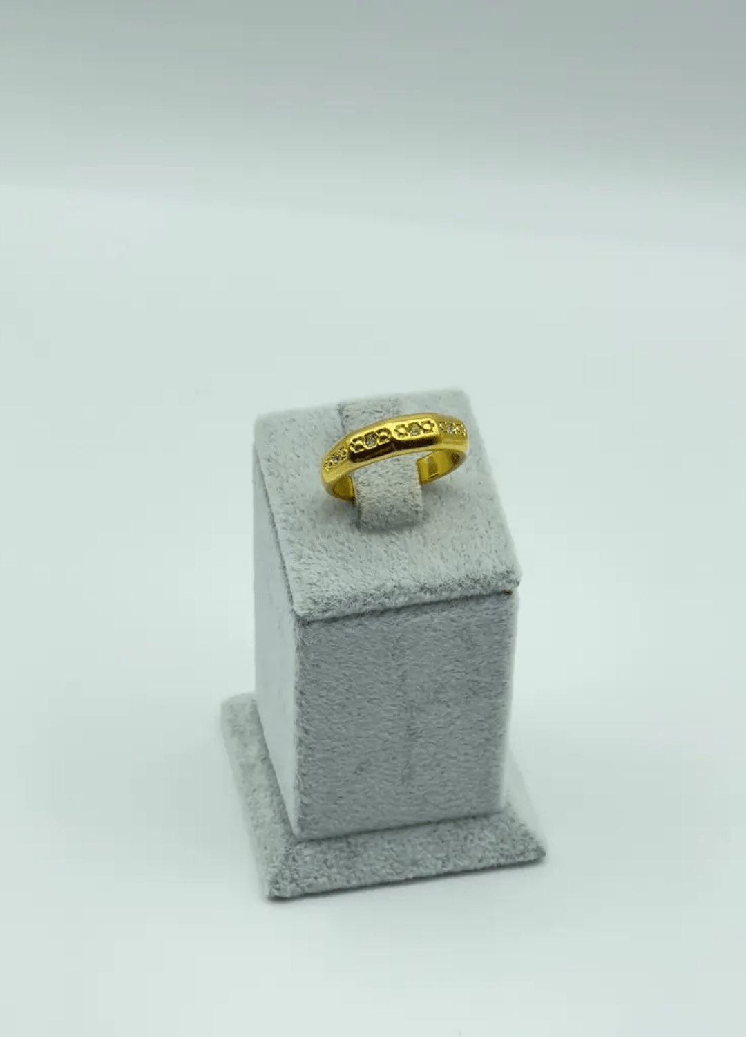 Çelik Gold Ayarlanabilir Yüzük