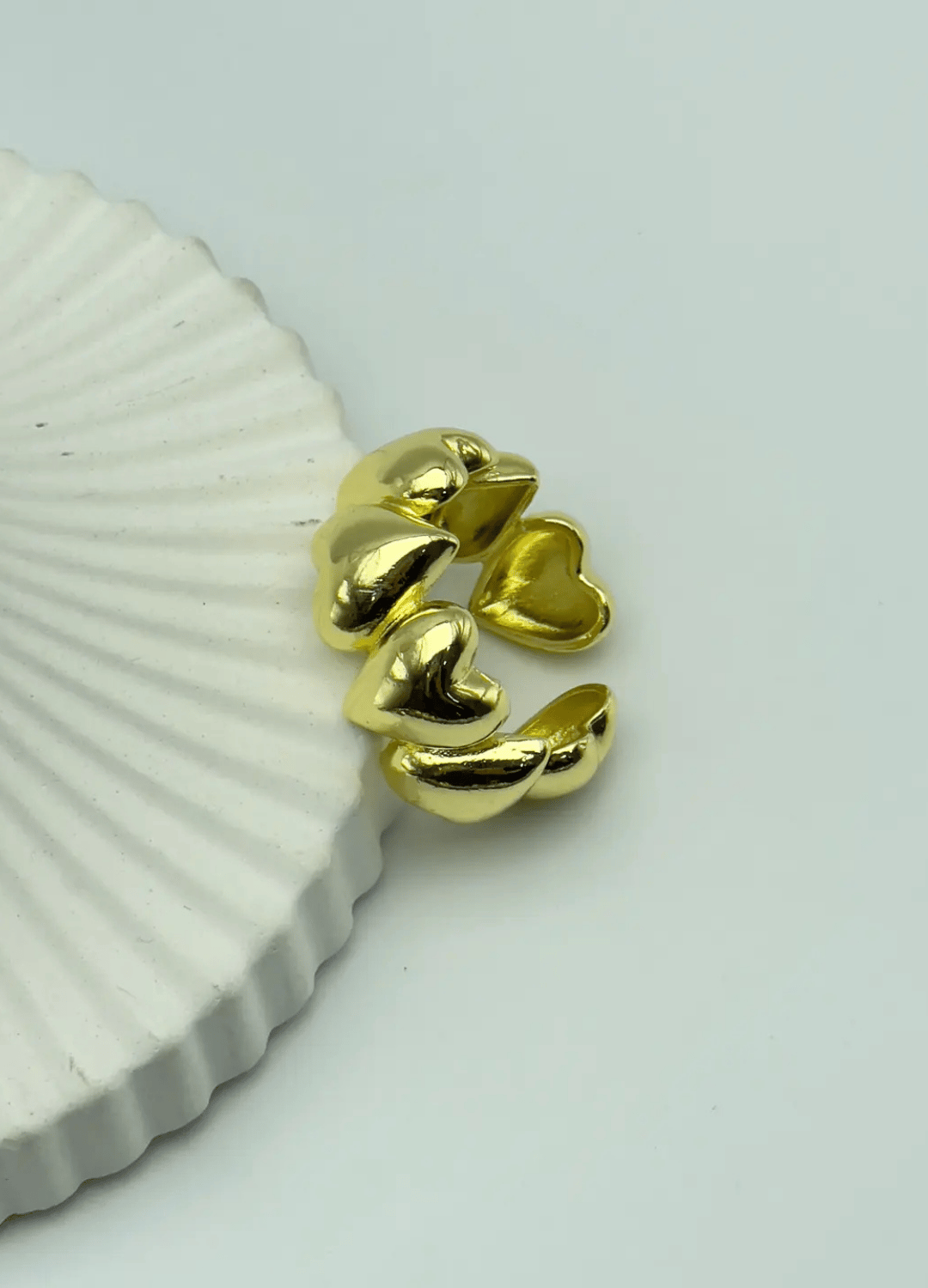 Çelik Gold Ayarlanabilir Yüzük