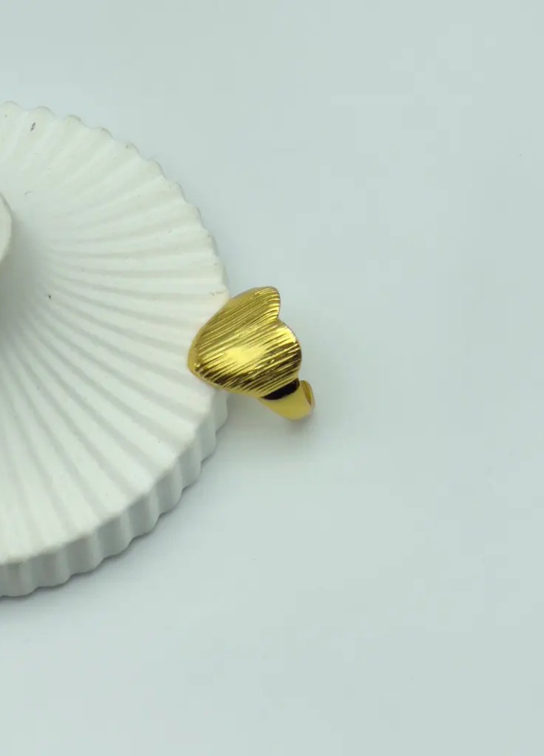 Çelik Gold Ayarlanabilir Yüzük