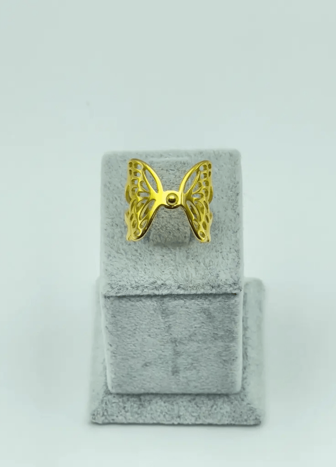 Çelik Gold Ayarlanabilir Yüzük