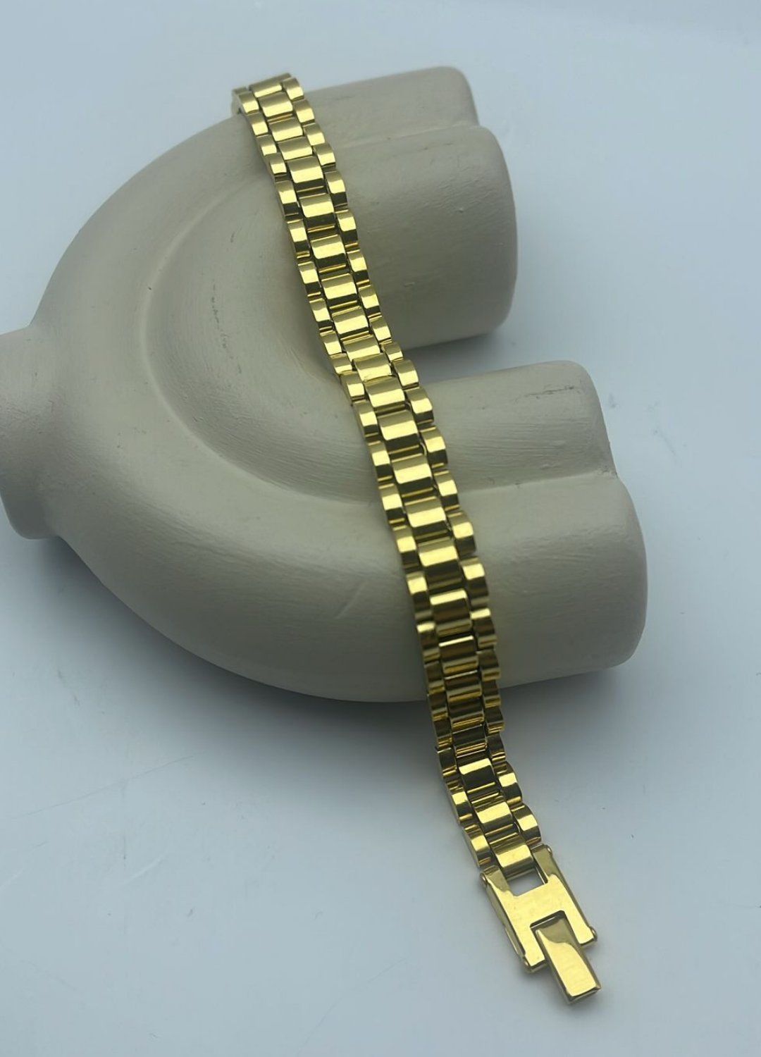 Çelik Gold Erkek Rolex Bileklik - 25blke03
