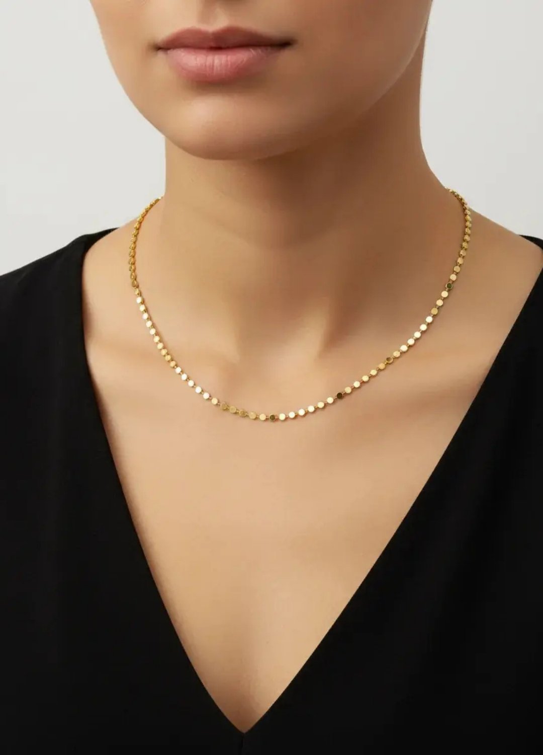Çelik Gold Ezme Kolye 60cm - 25-clkk284