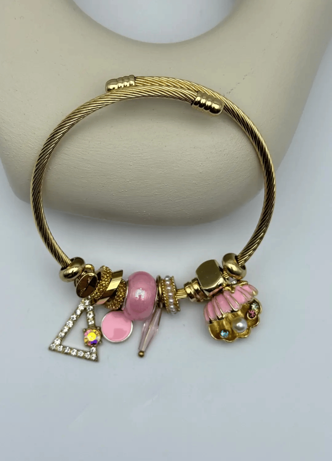 Çelik Gold Pandora Bileklik - 25-blk260