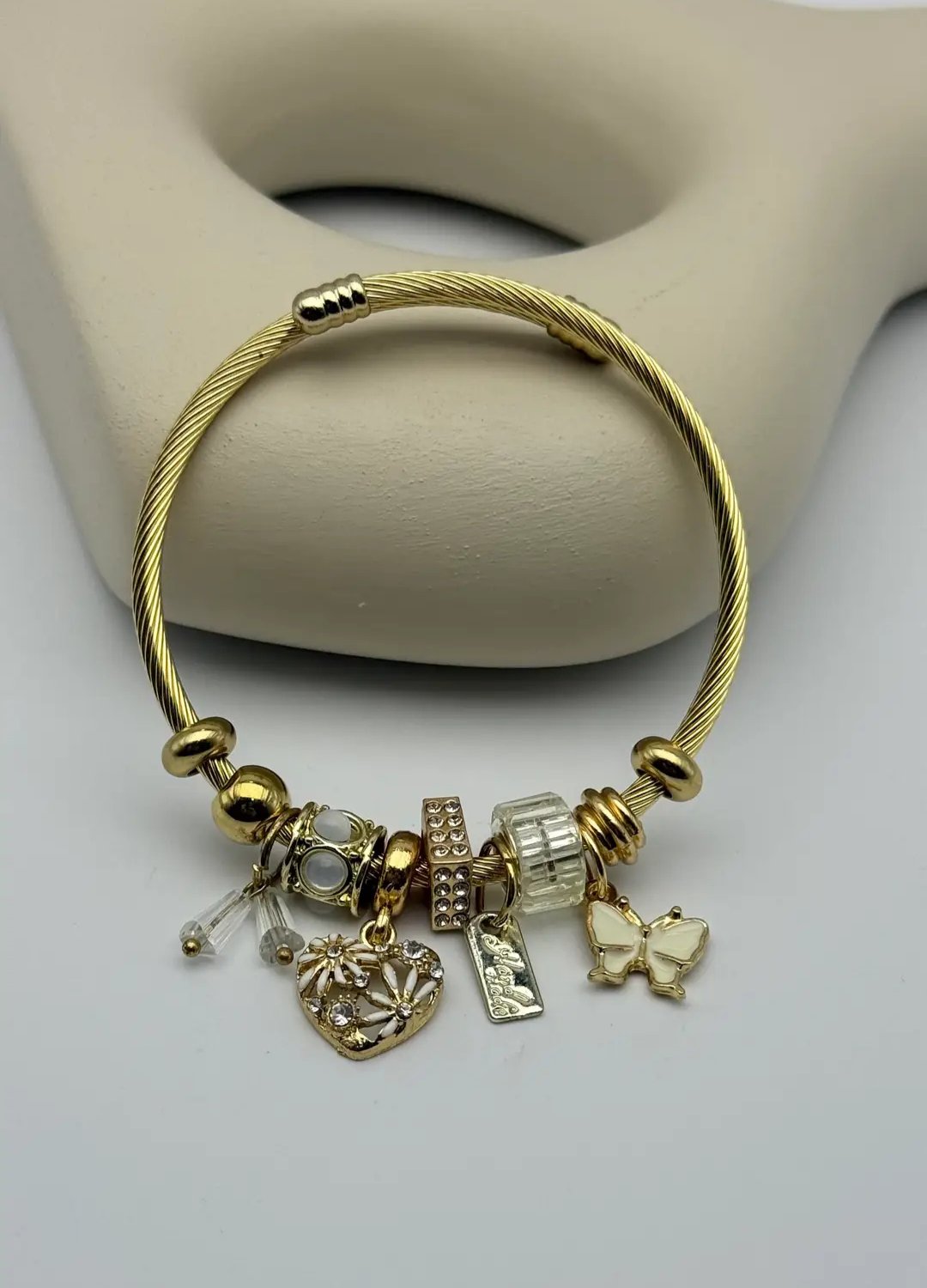 Çelik Gold Pandora Bileklik - 25-blk261