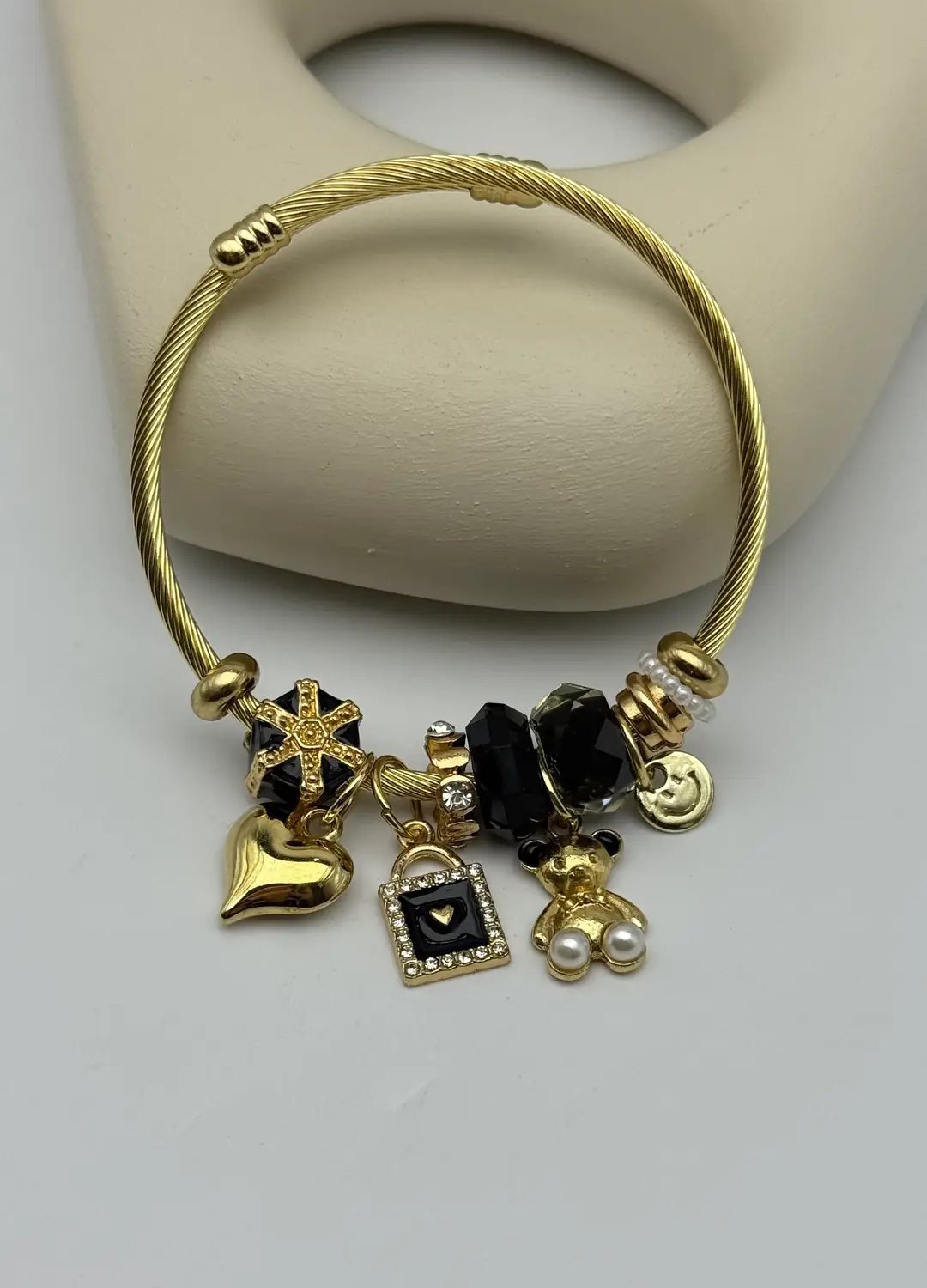 Çelik Gold Pandora Bileklik - 25-blk270