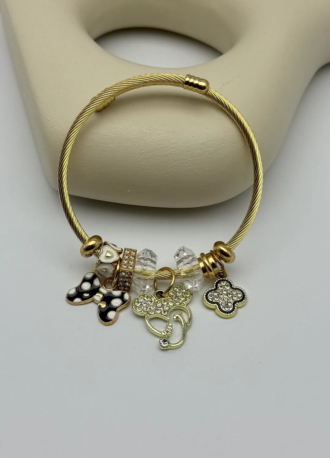 Çelik Gold Pandora Bileklik - 25-blk286