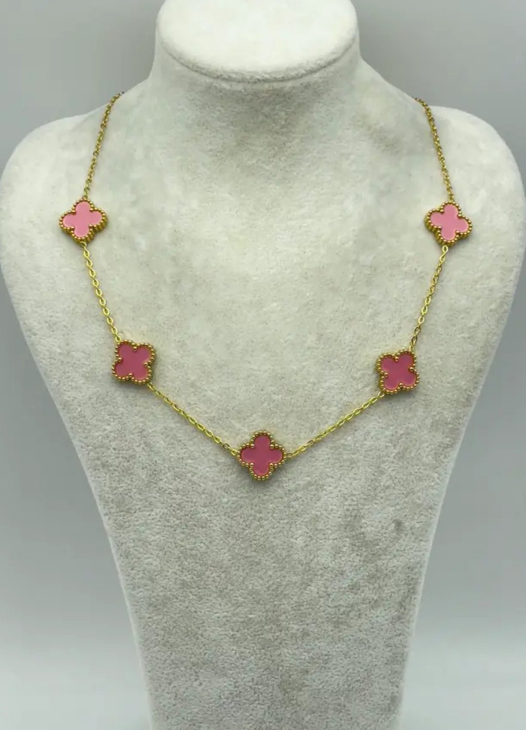 Çelik Gold Pembe Yonce Kolye - 25-ync05