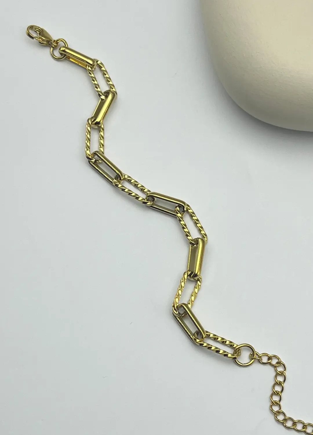 Çelik Gold Tasarım Bileklik - 25-blk131