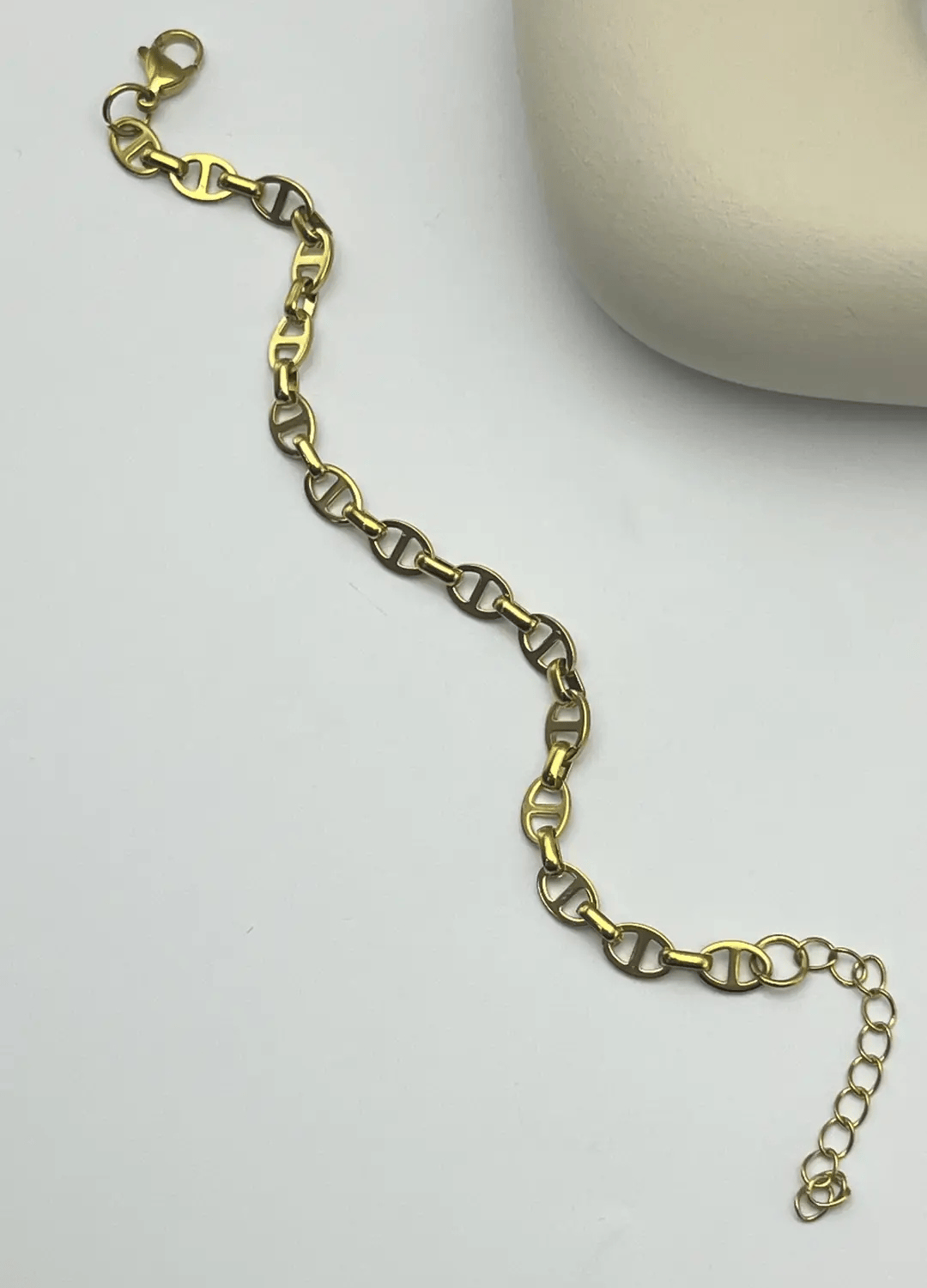 Çelik Gold Tasarım Bileklik - 25-blk135