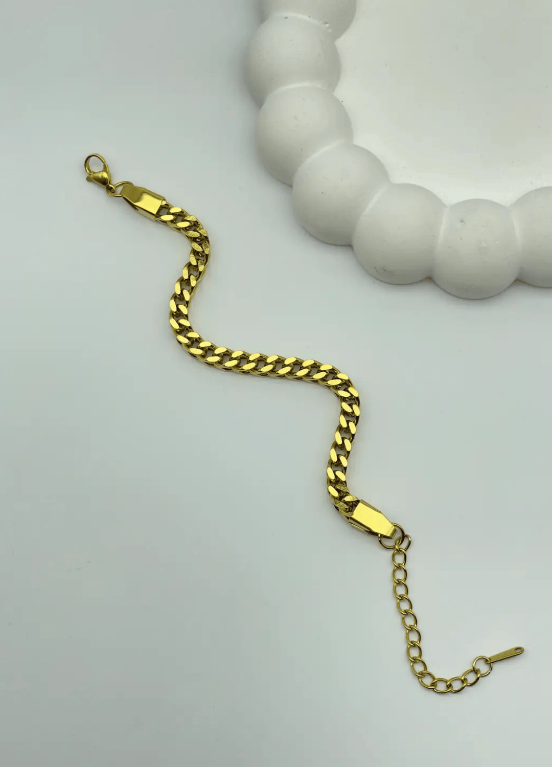 Çelik Gold Tasarım Bileklik - 25-blk67