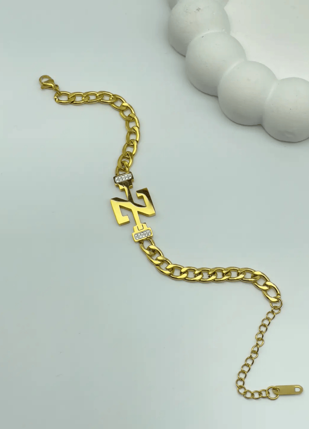 Çelik Gold Z Harf Bileklik - 25-blk79