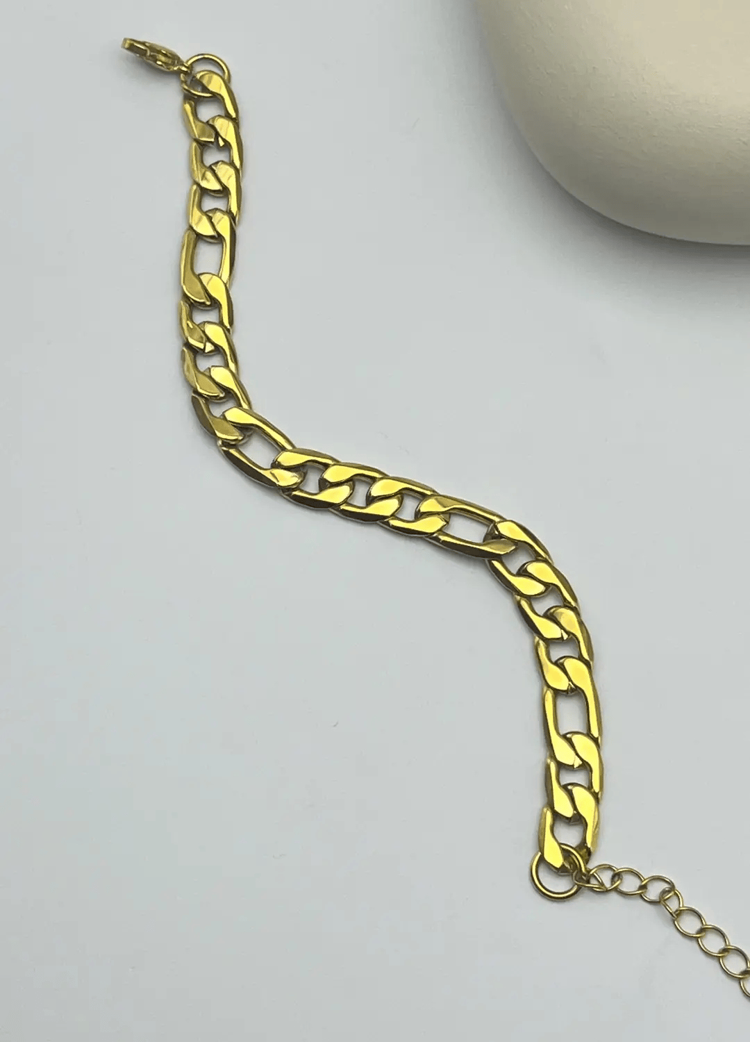 Çelik Gold Zincir Bileklik - 25-blk127