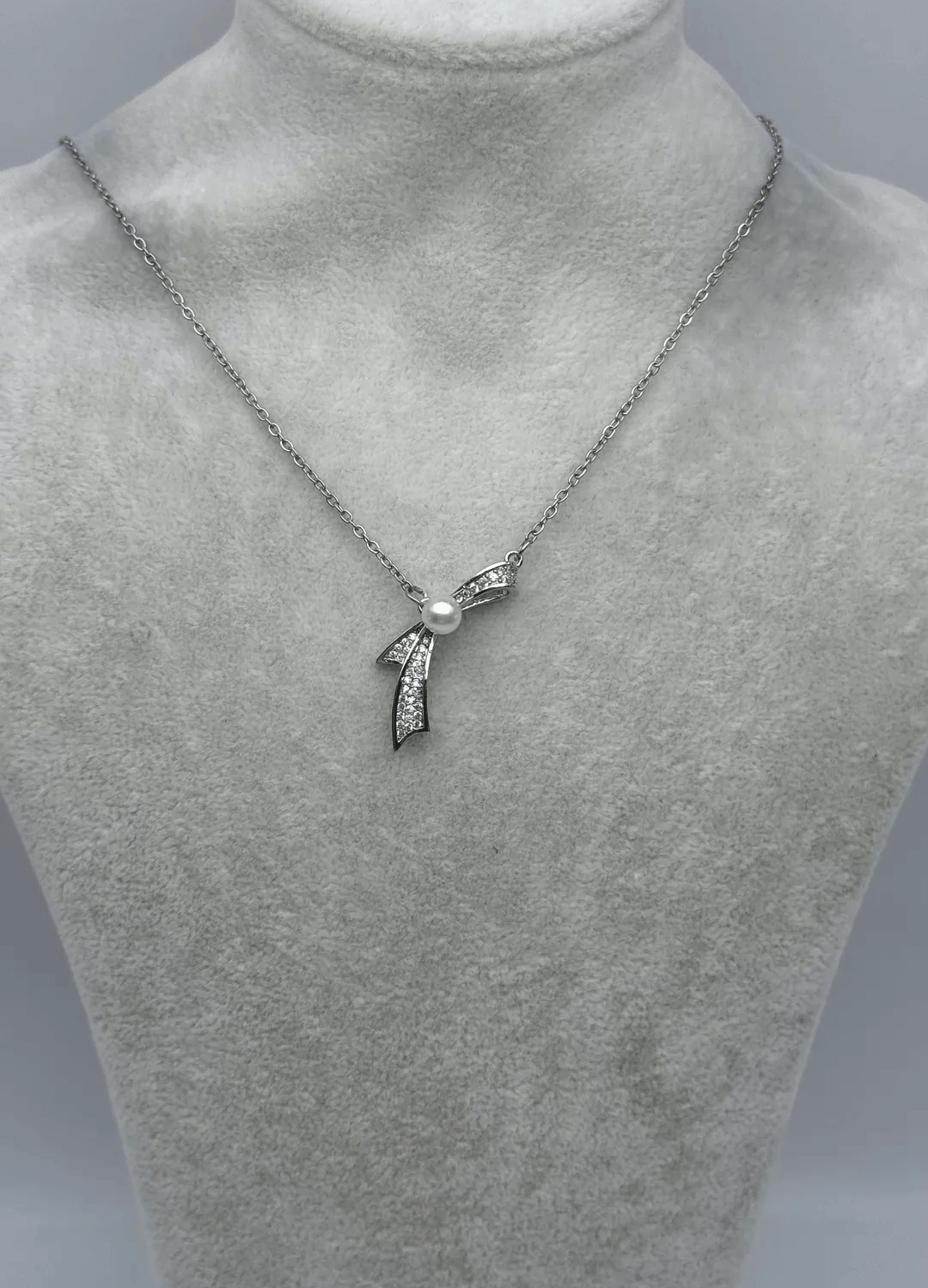 Çelik Silver Çıtır Kolye - 25-ctr407