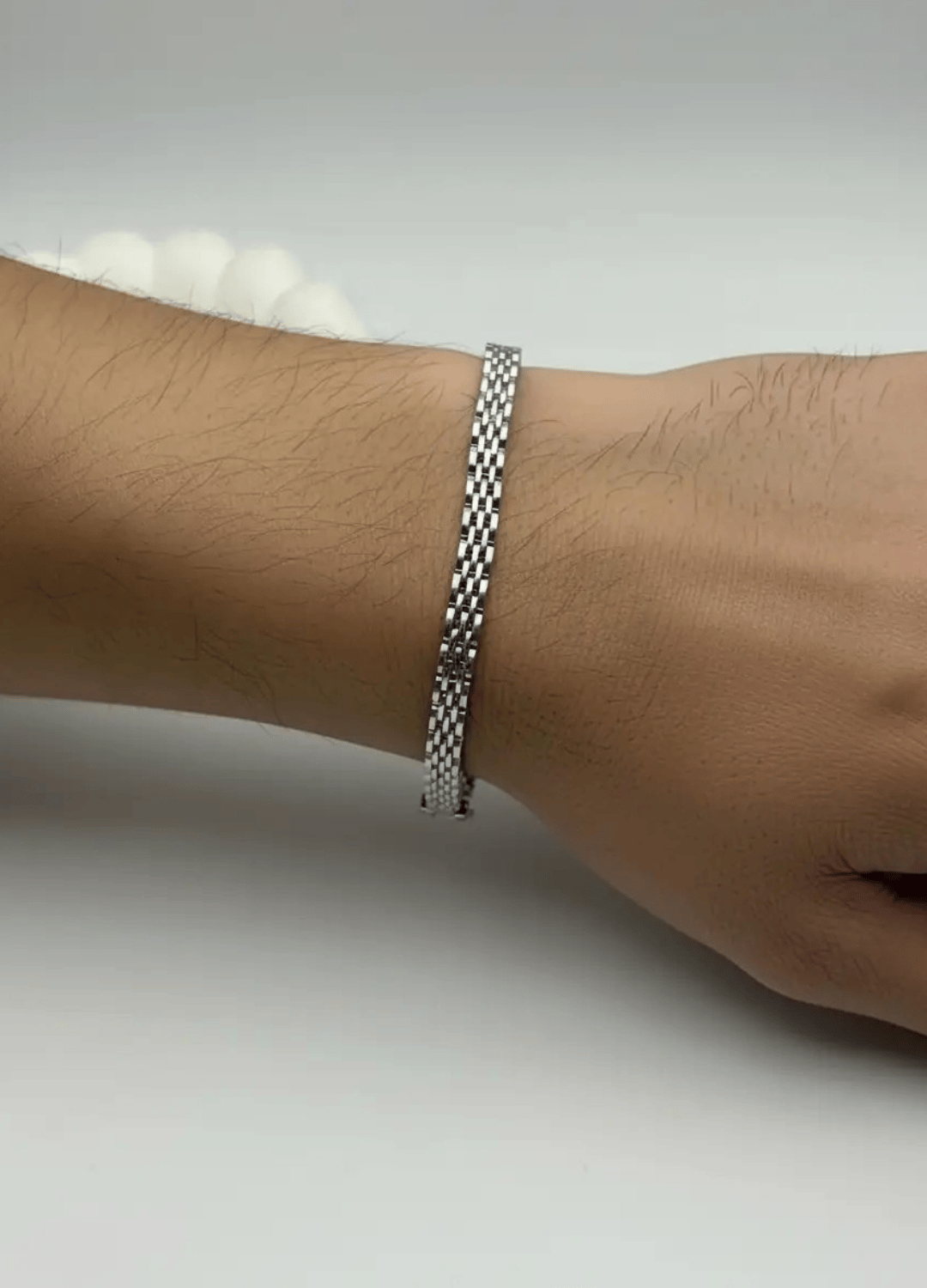 Çelik Silver Erkek Rolex Bileklik - 26blke01