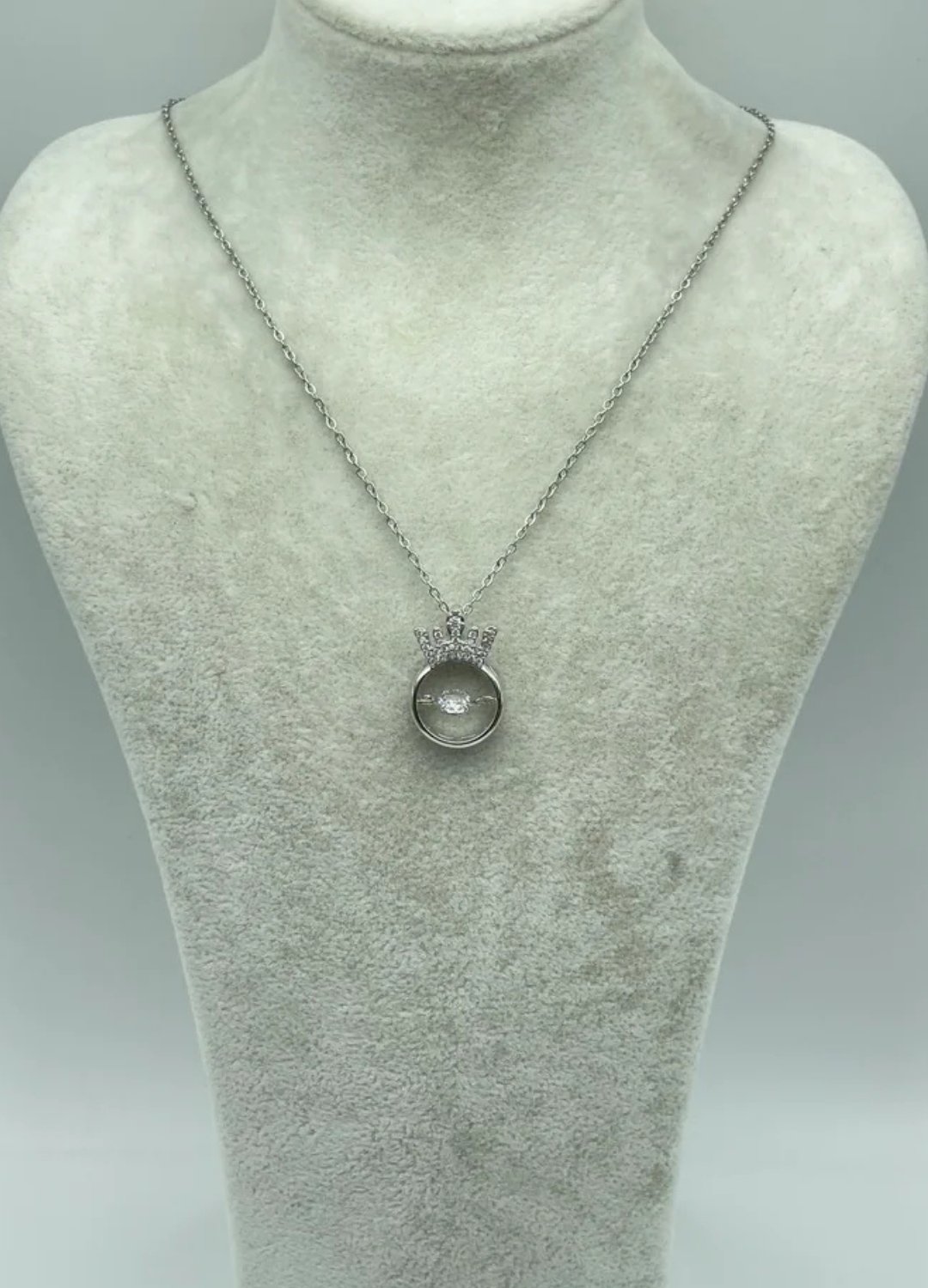 Çelik Silver Kral Kolye - 25-ctr139