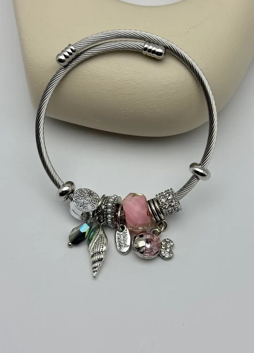 Çelik Silver Pandora Bileklik - 25-blk292