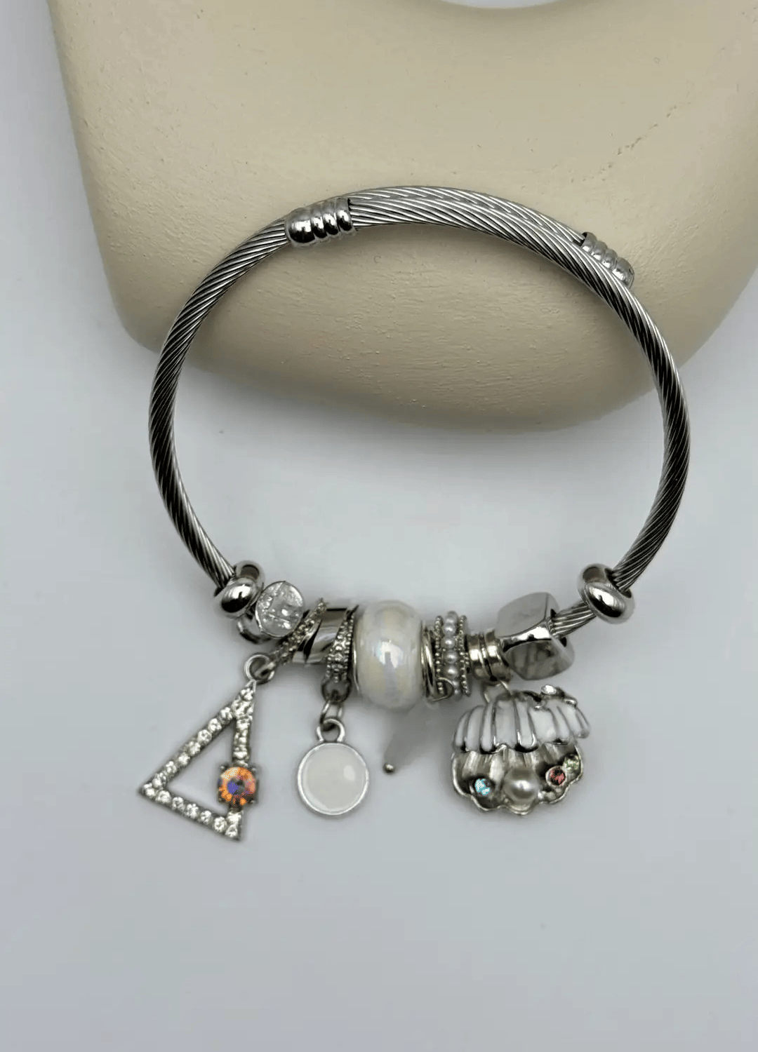 Çelik Silver Pandora Bileklik - 25-blk293