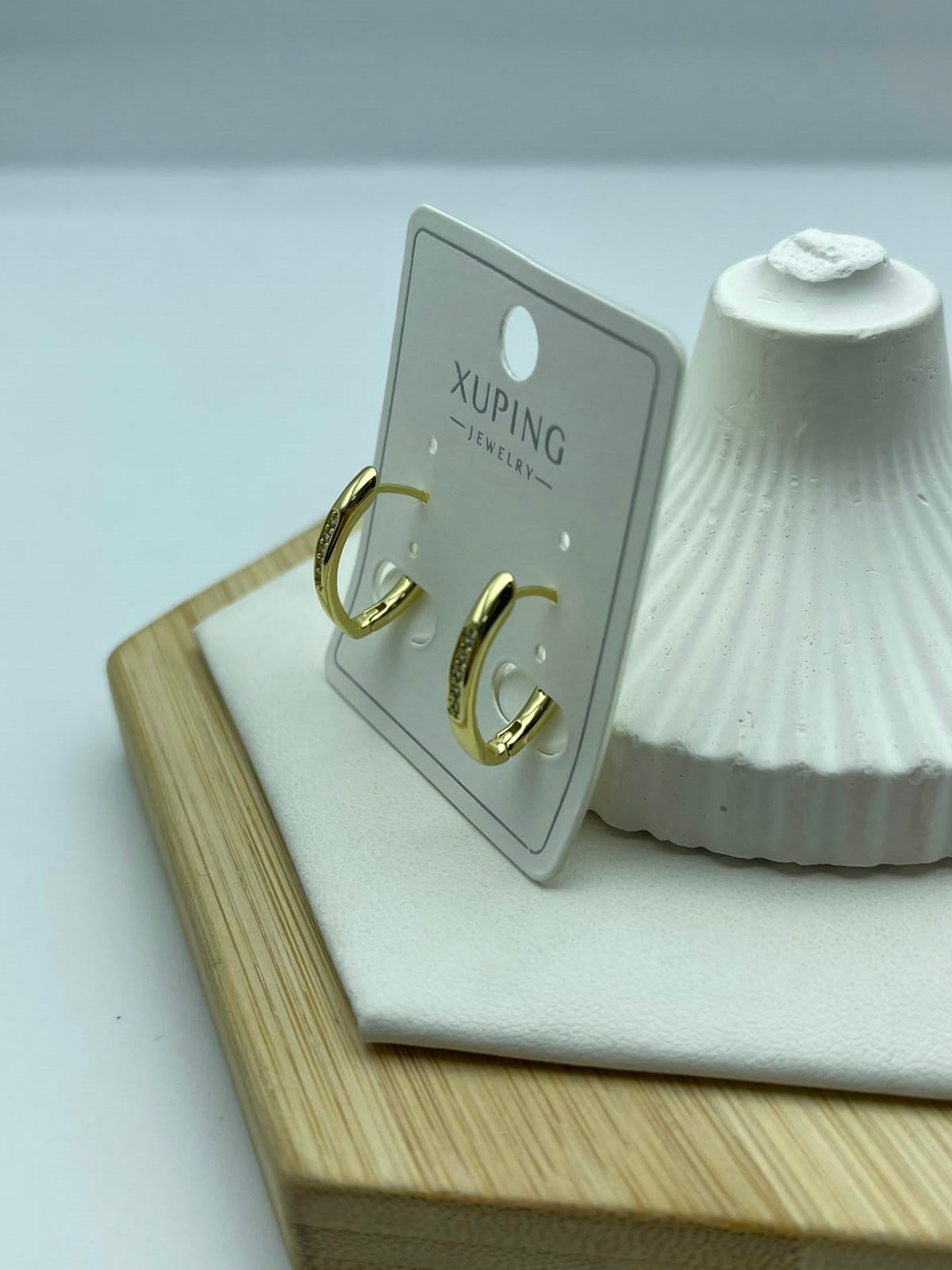 düz kemik halka xuping gold küpe 26xpkp145
