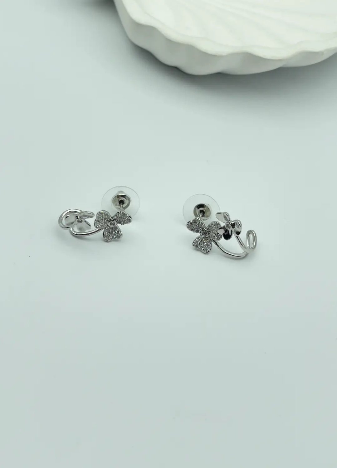 Vip Silver Çiçek Küpe - 25-vip92