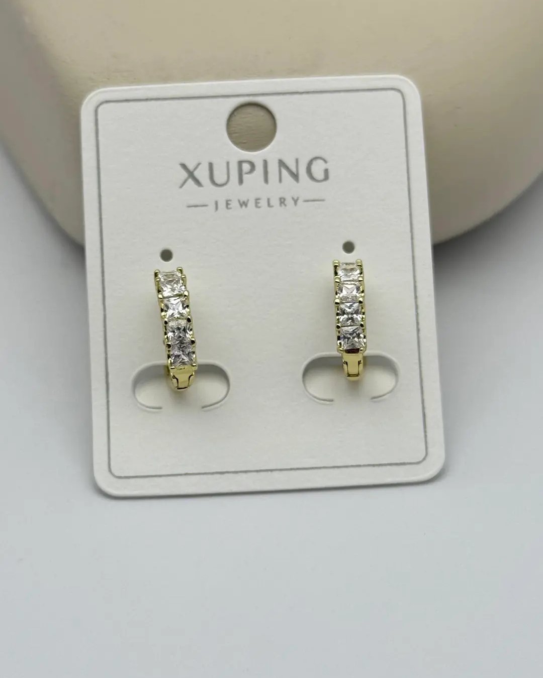 Xuping Gold Mini Su Yolu küpe - 25-xpkp185