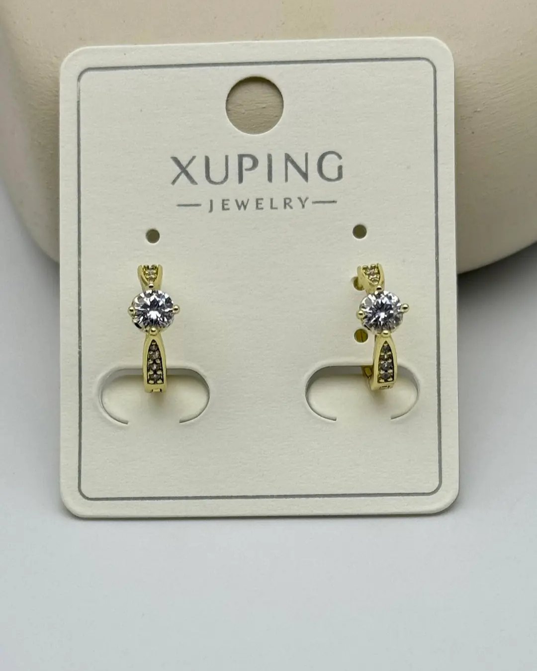 Xuping Gold Mini Taşlı Küpe 25-xpkp236
