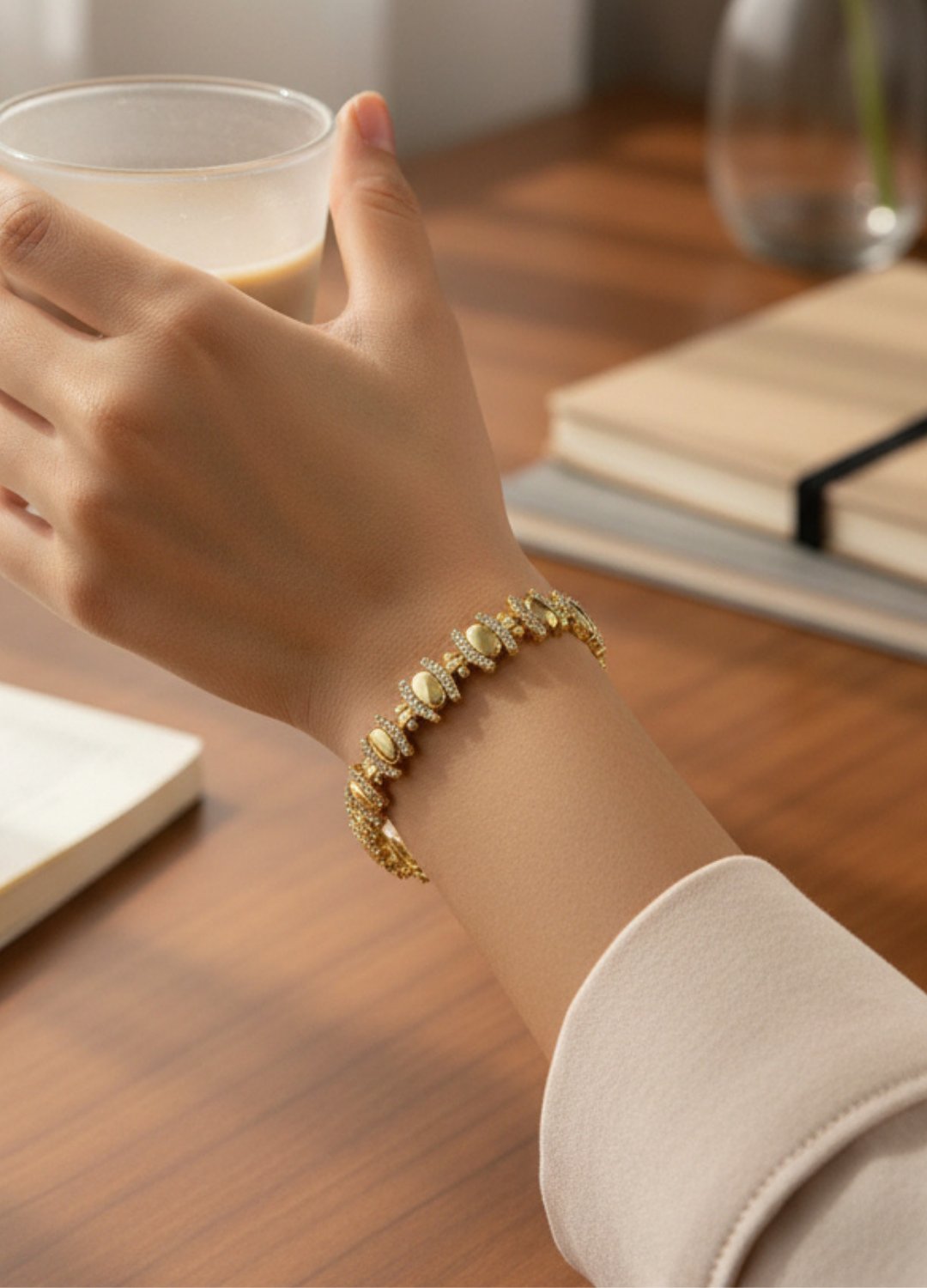 Xuping Gold Tasarım Bileklik - 26xpb05