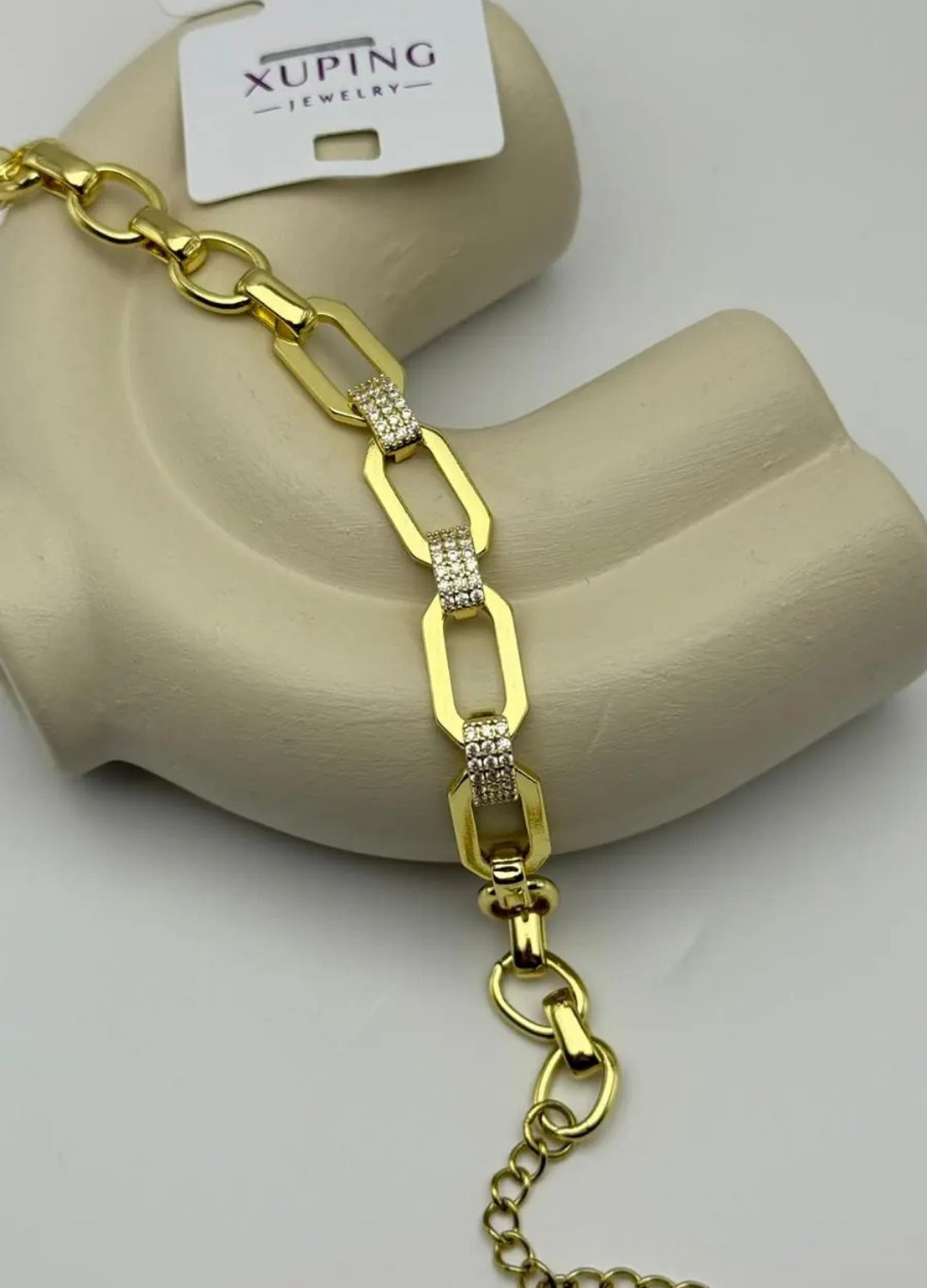 Xuping Gold Taşlı Halka Bileklik 25 -xpb39