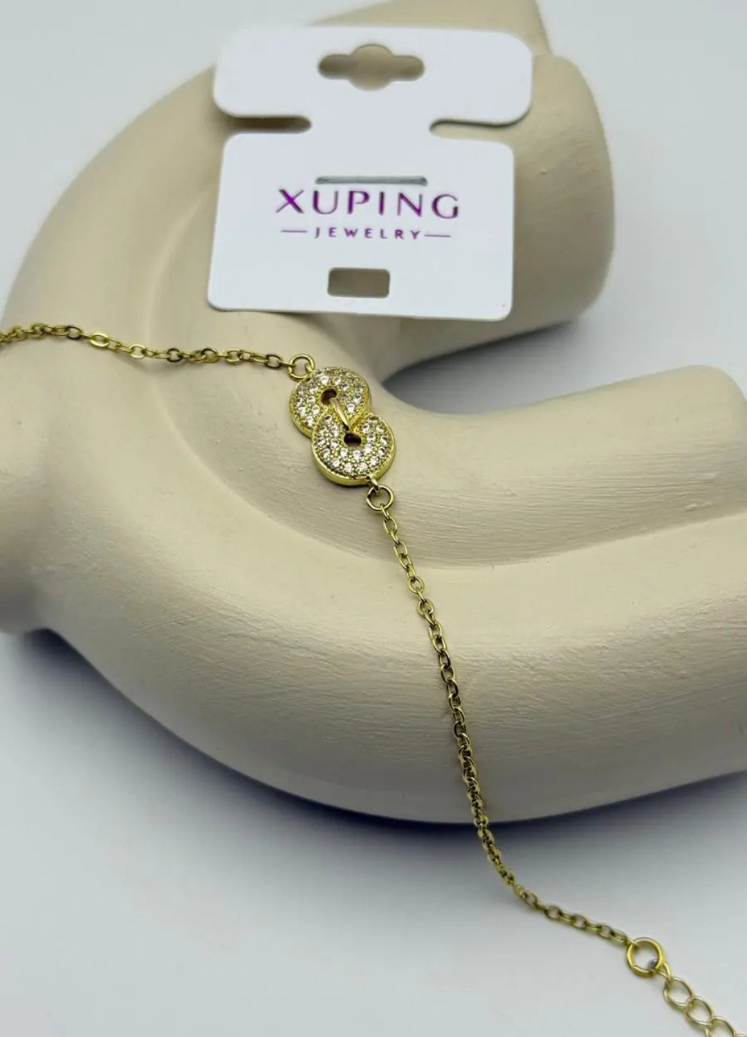 Xuping Gold Taşlı Sonsuzluk Bileklik - 25-xpb31