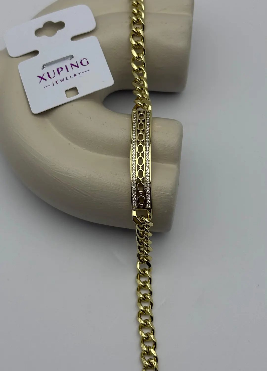 Xuping Gold Taşlı Tasarım Bileklik - 25 -xpb108