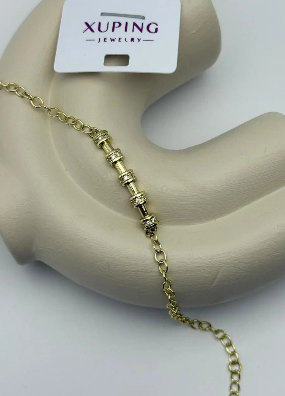 Xuping Gold Taşlı Tırtıklı Bileklik 25 -xpb19