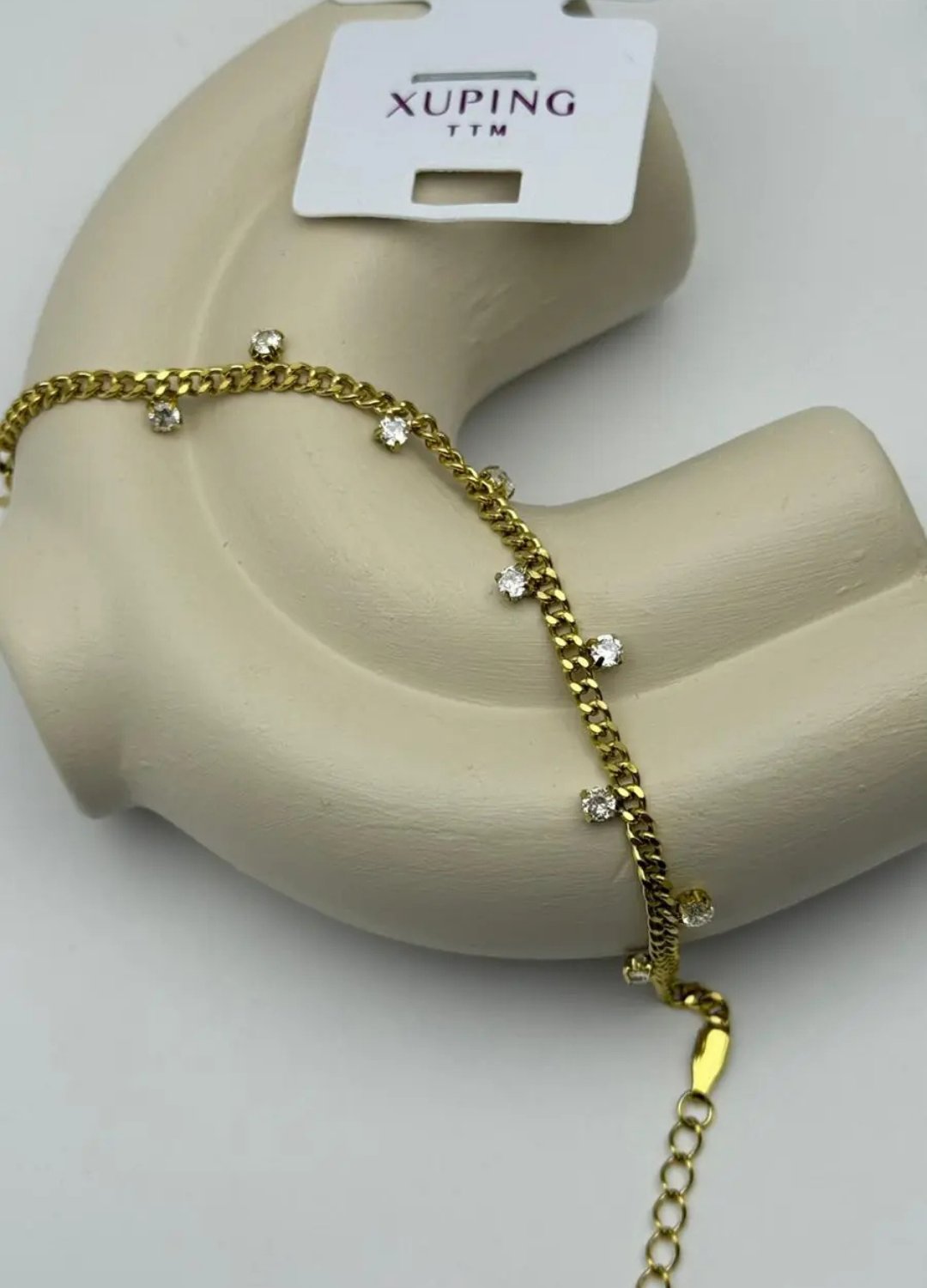 Xuping Gold Taşlı Zincir Bileklik 25 -xpb17