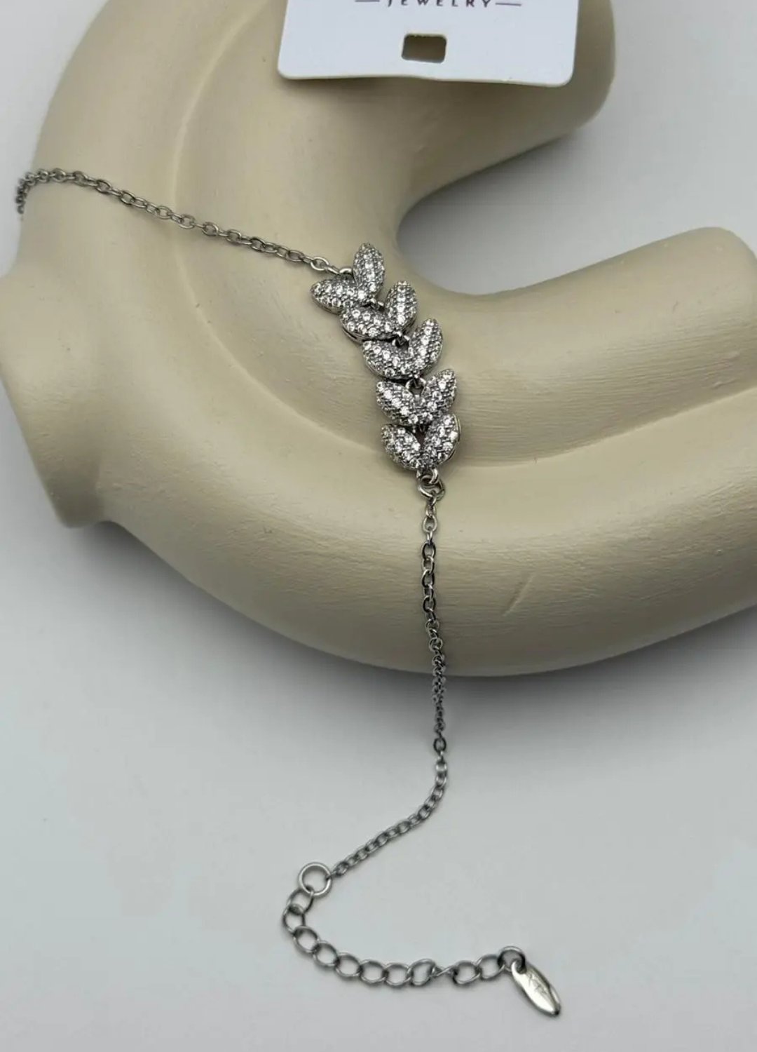 Xuping Silver Taşlı Yaprak Bileklik 25 -xpb16