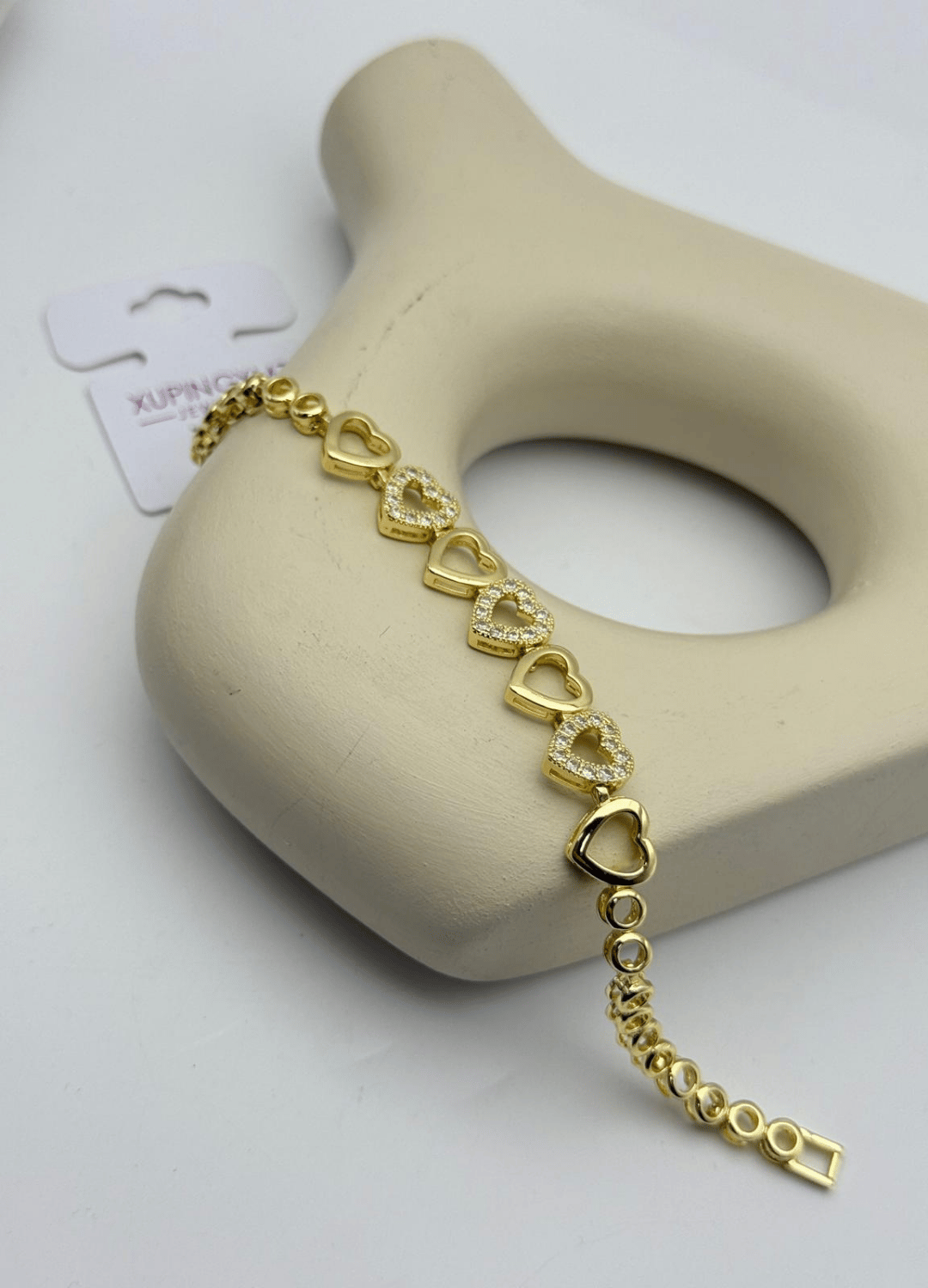 Xuping Ymz Gold Kalp Bileklik - 26ymzb06