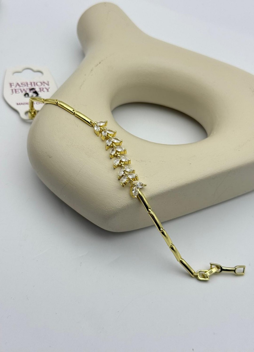 Xuping Ymz Gold Taşlı Yaprak Bileklik - 26ymzb14