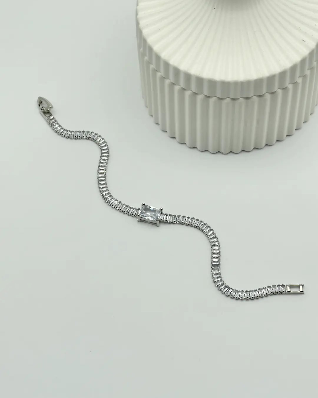 Xuping Ymz Silver Baget Su Yolu Bileklik 25-ymzb120