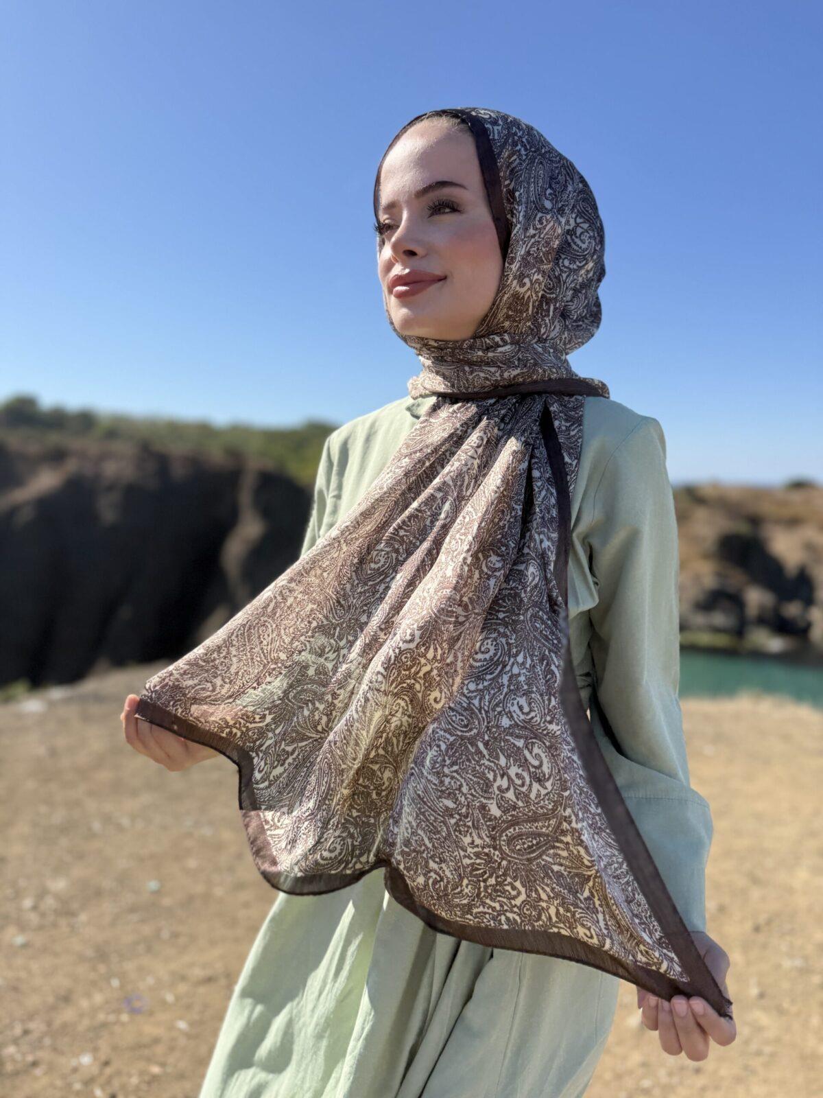 İdol Şal - Kahve